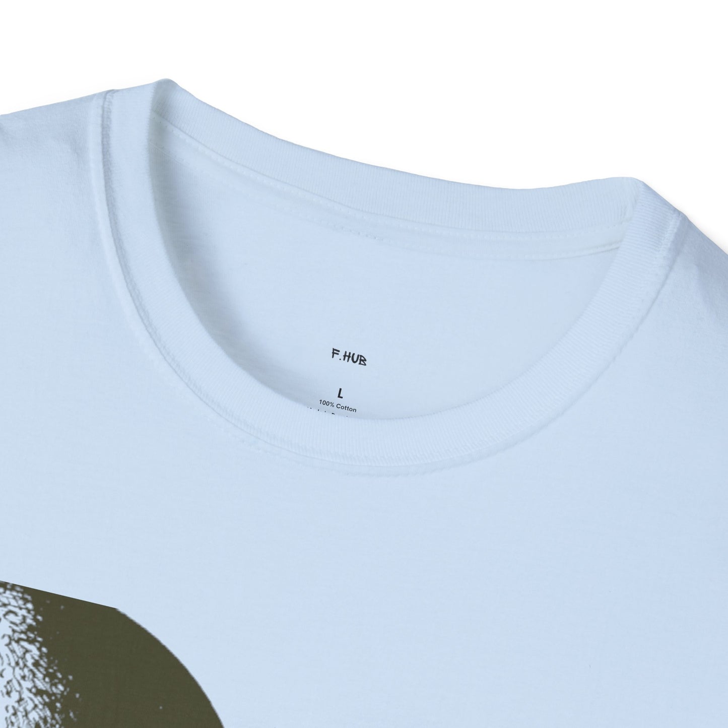 Wolf Howling at Moon Unisex Softstyle T-Shirt - Perfect for Nature Lovers