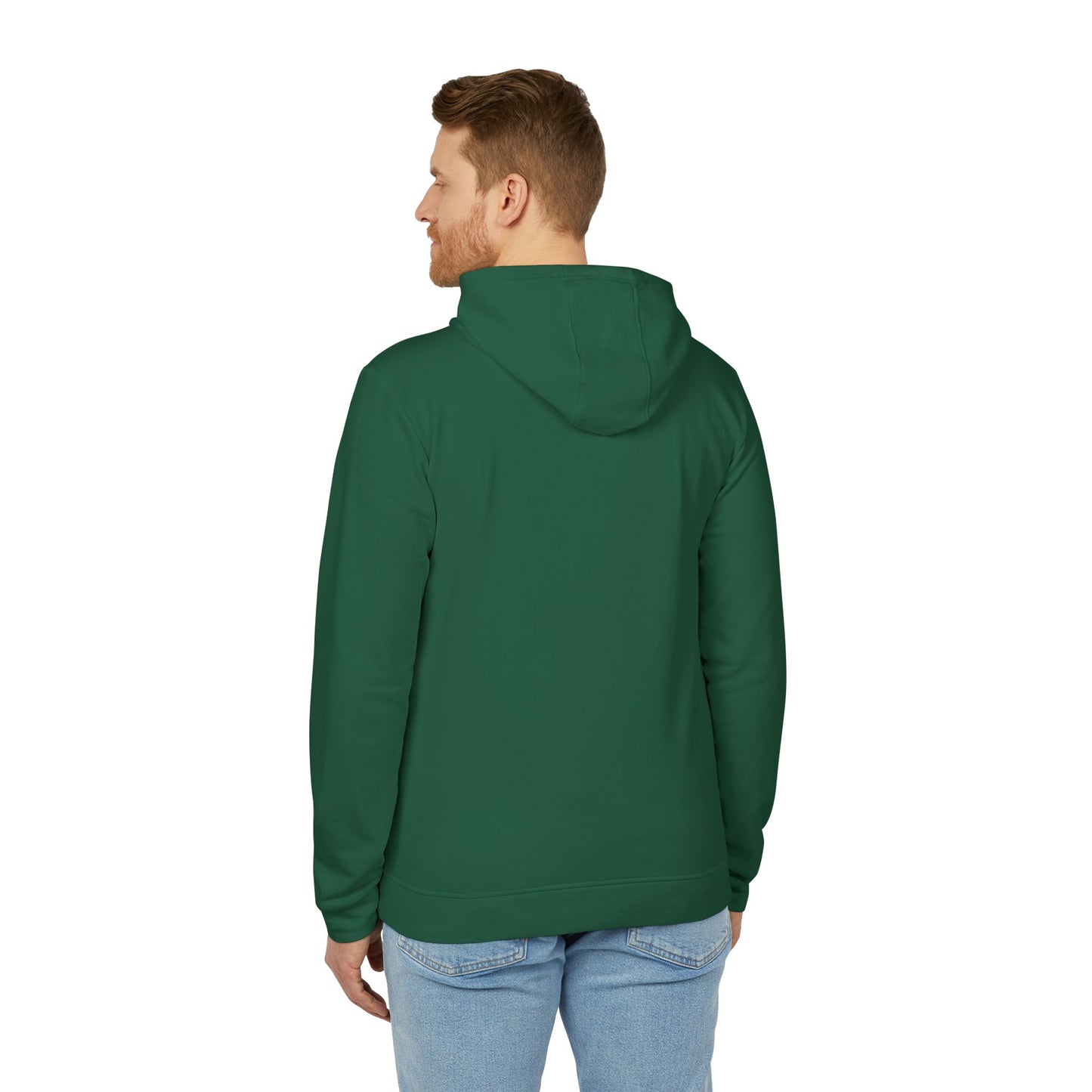 Fleece Hoodie with Guitar Design