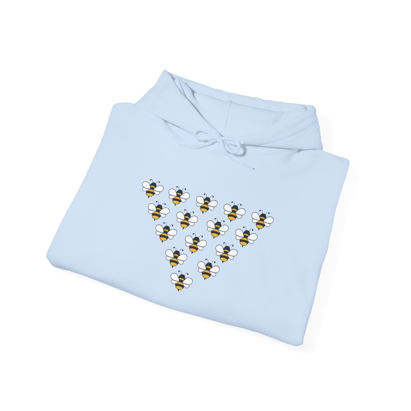 Bee Pattern Unisex Hoodie - Cozy, Stylish Sweatshirt for Nature Lovers