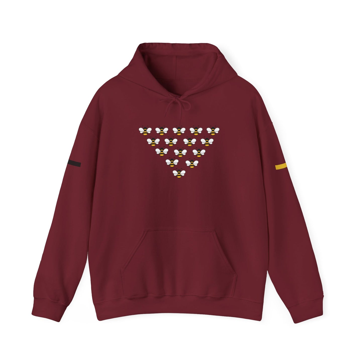 Bee Pattern Unisex Hoodie - Cozy, Stylish Sweatshirt for Nature Lovers