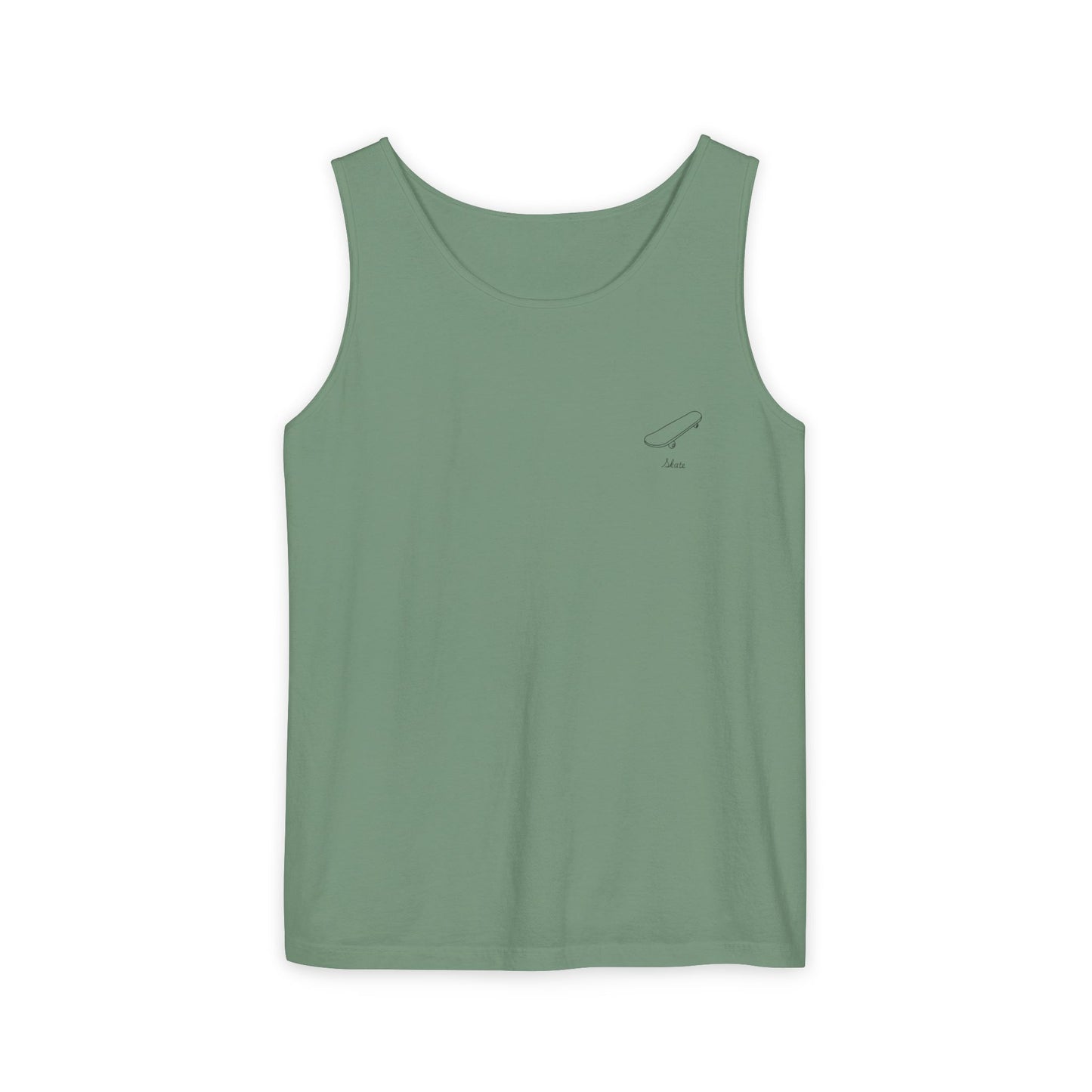 Skateboarding Spirit Tank Top, Summer Casual Wear, Skate Style Shirt, Beach Day Apparel, Gift for Him, Unisex Fashion