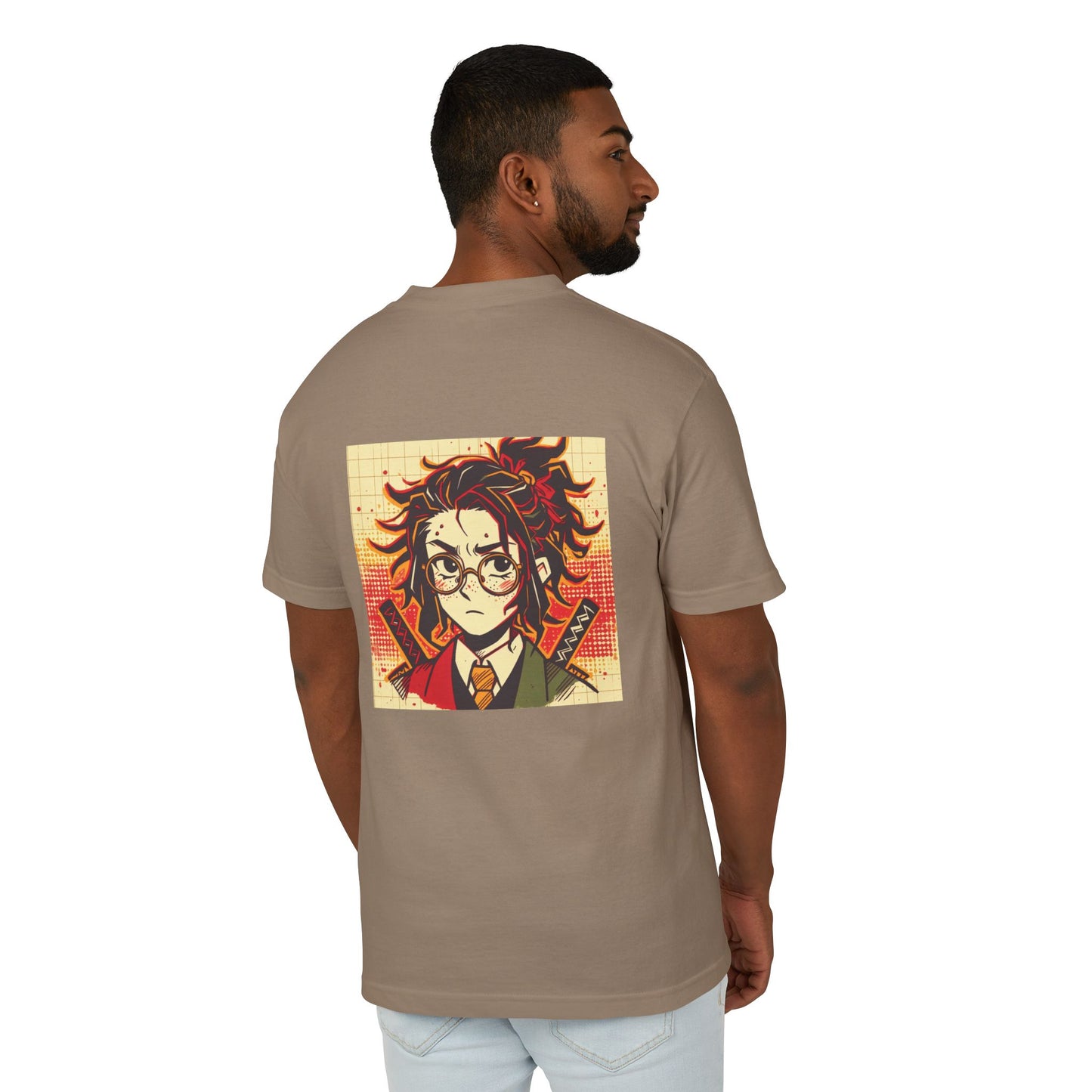 Unisex Graphic Tee with Anime Design, Comfortable Cotton T-Shirt, Casual Wear for Anime Lovers, Gift for Gamers, Streetwear Style
