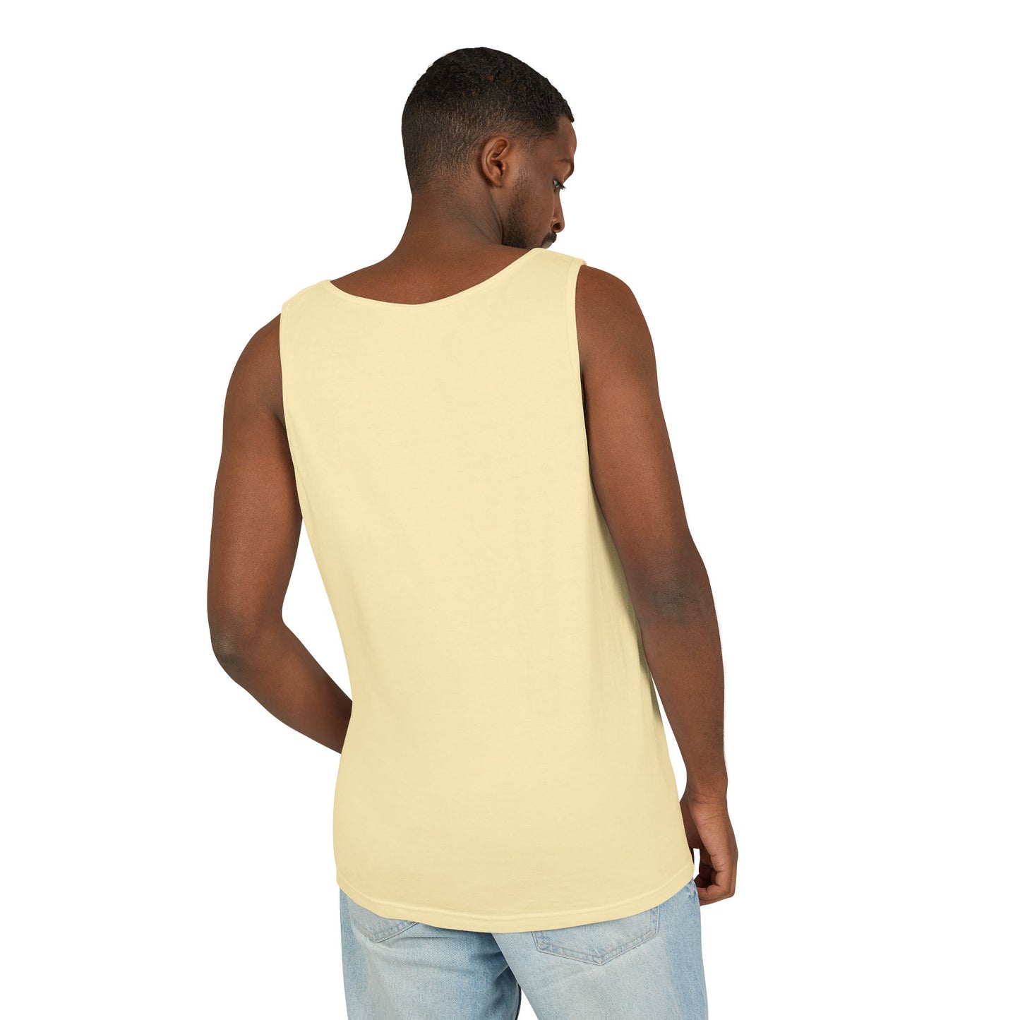 Cute Dog Dreaming Tank Top - Unisex Garment-Dyed Summer Wear