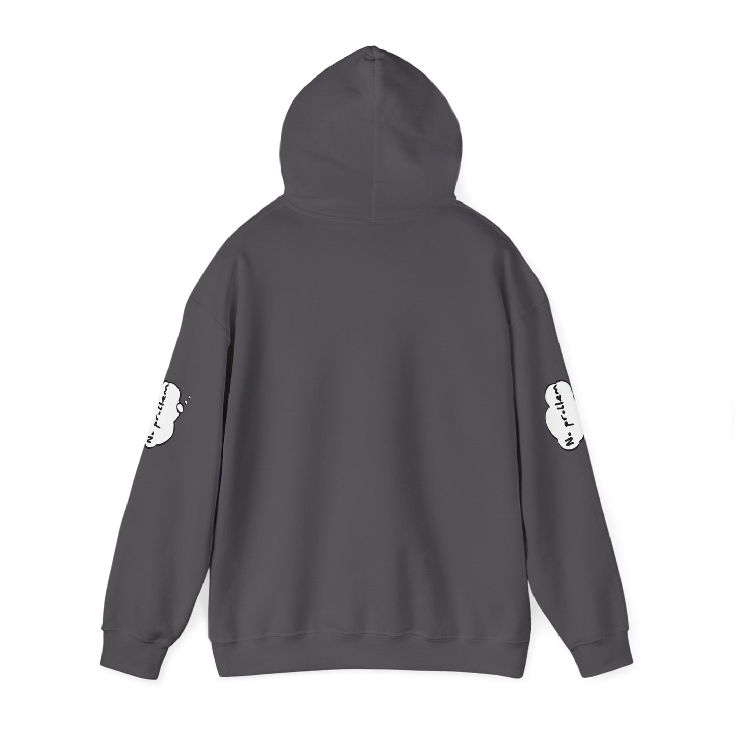 Japanese-Inspired Unisex Heavy Blend™ Hoodie - Minimalist Cloud & Circle Design