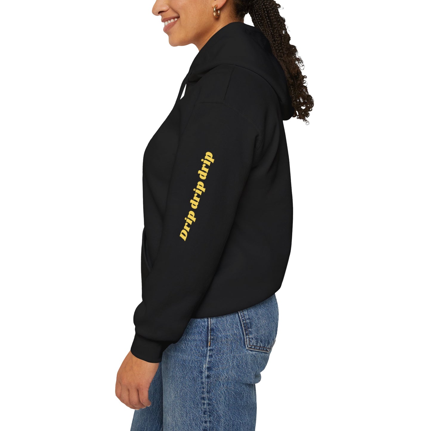 Playful Drip Graphic Unisex Hoodie - Perfect for Casual Outings & Cozy Days