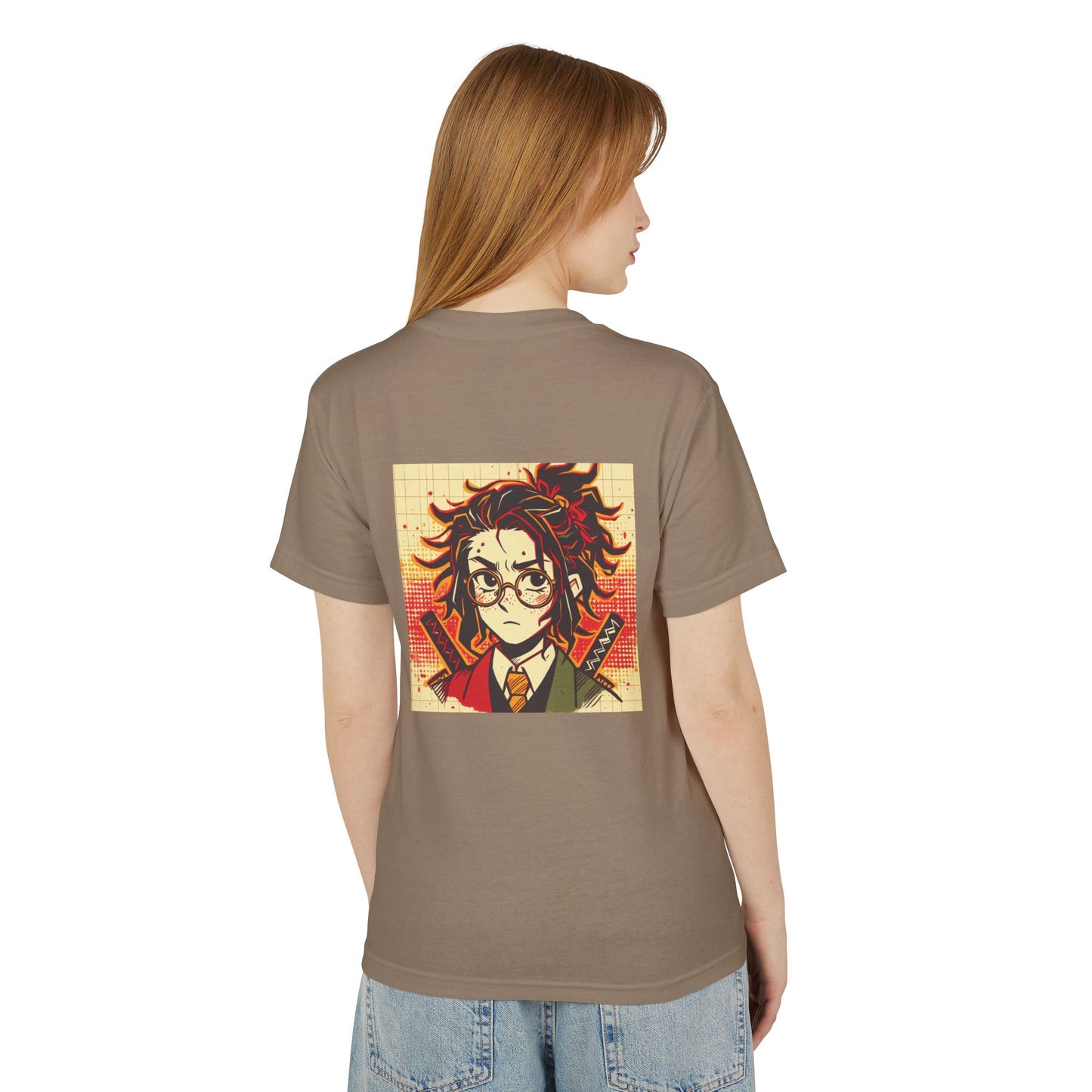 Unisex Graphic Tee with Anime Design, Comfortable Cotton T-Shirt, Casual Wear for Anime Lovers, Gift for Gamers, Streetwear Style