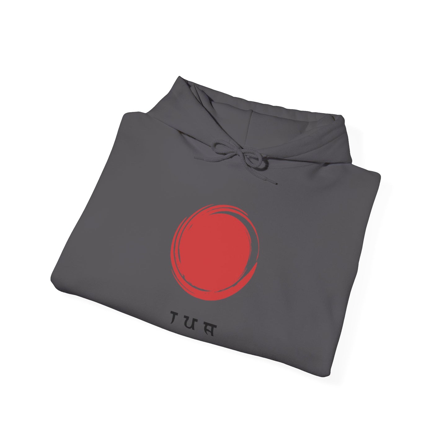 Japanese-Inspired Unisex Heavy Blend™ Hoodie - Minimalist Cloud & Circle Design