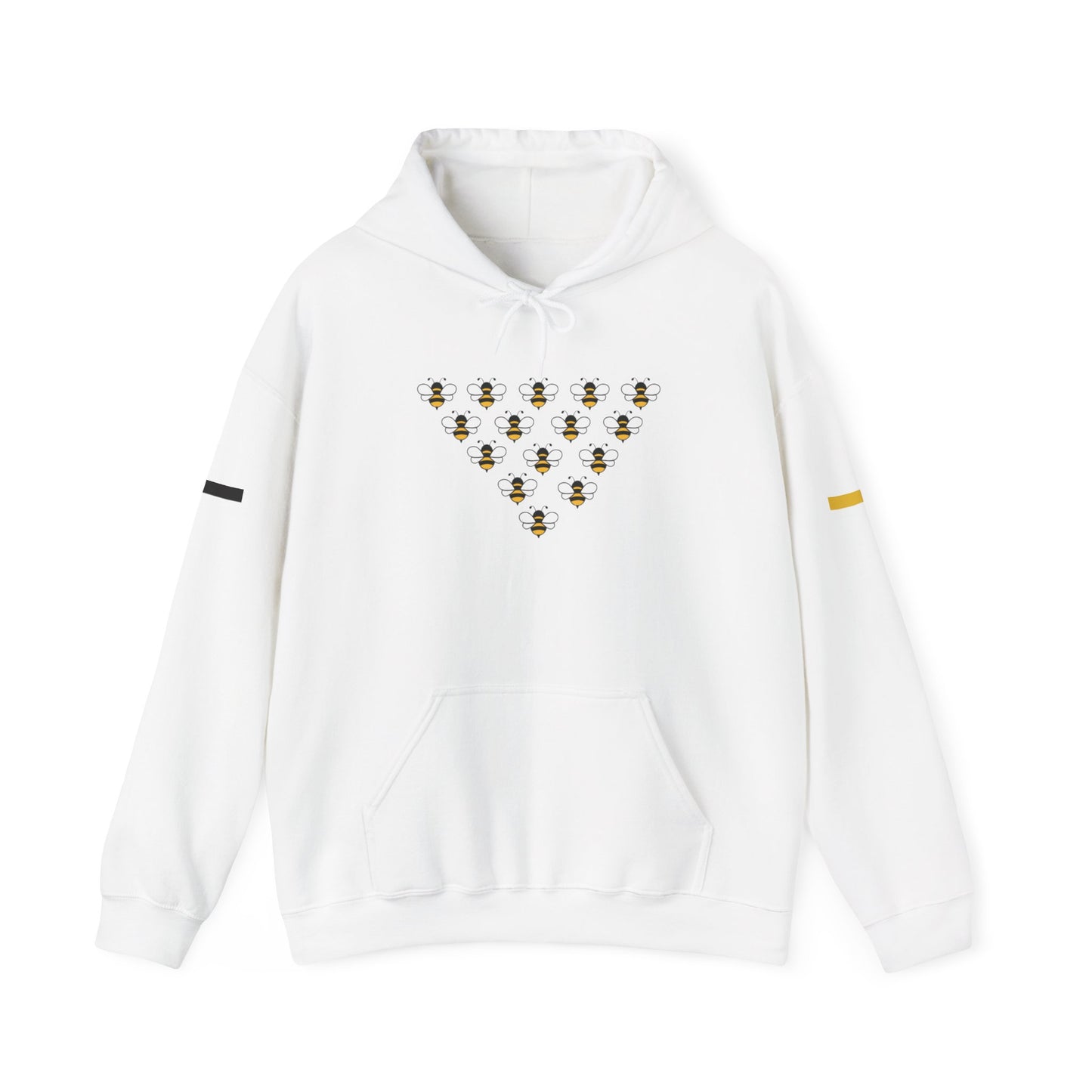 Bee Pattern Unisex Hoodie - Cozy, Stylish Sweatshirt for Nature Lovers