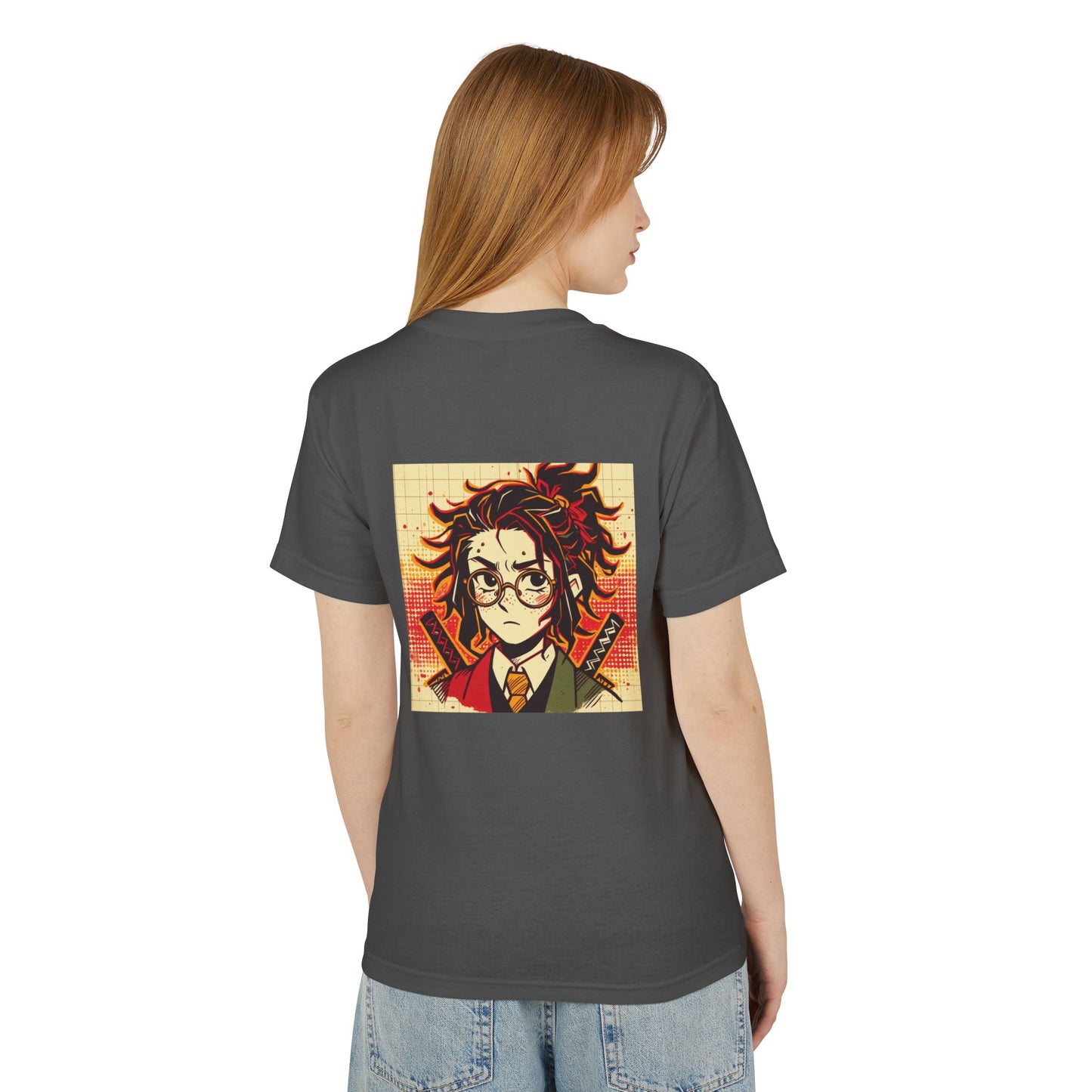 Unisex Graphic Tee with Anime Design, Comfortable Cotton T-Shirt, Casual Wear for Anime Lovers, Gift for Gamers, Streetwear Style