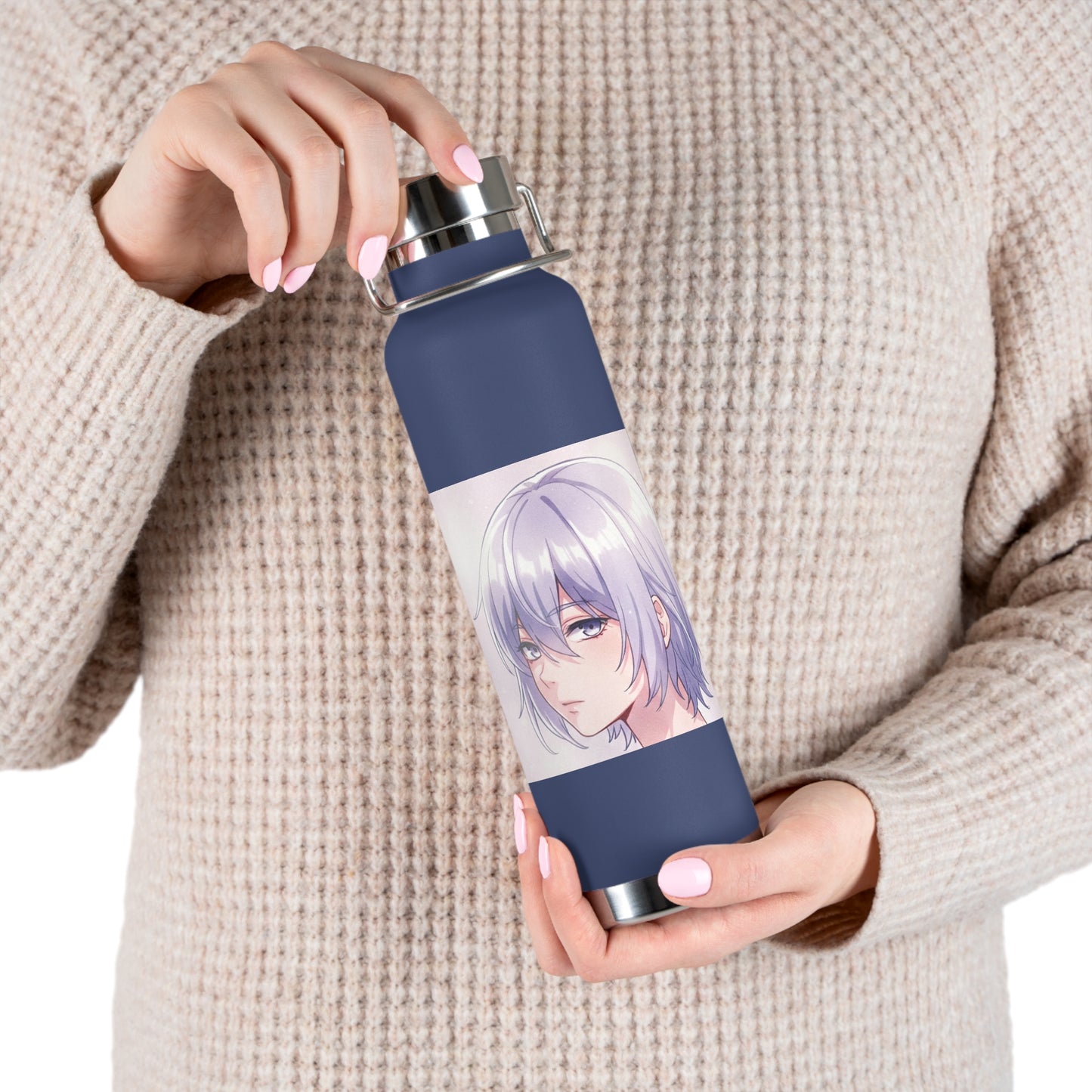 Anime Character Insulated Bottle, 22oz