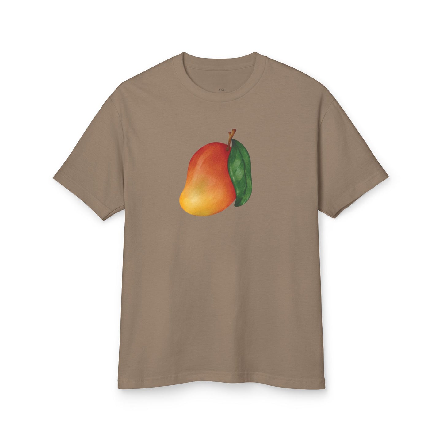 Mango Graphic Heavyweight Tee - Unisex Cotton T-Shirt for Fruit Lovers