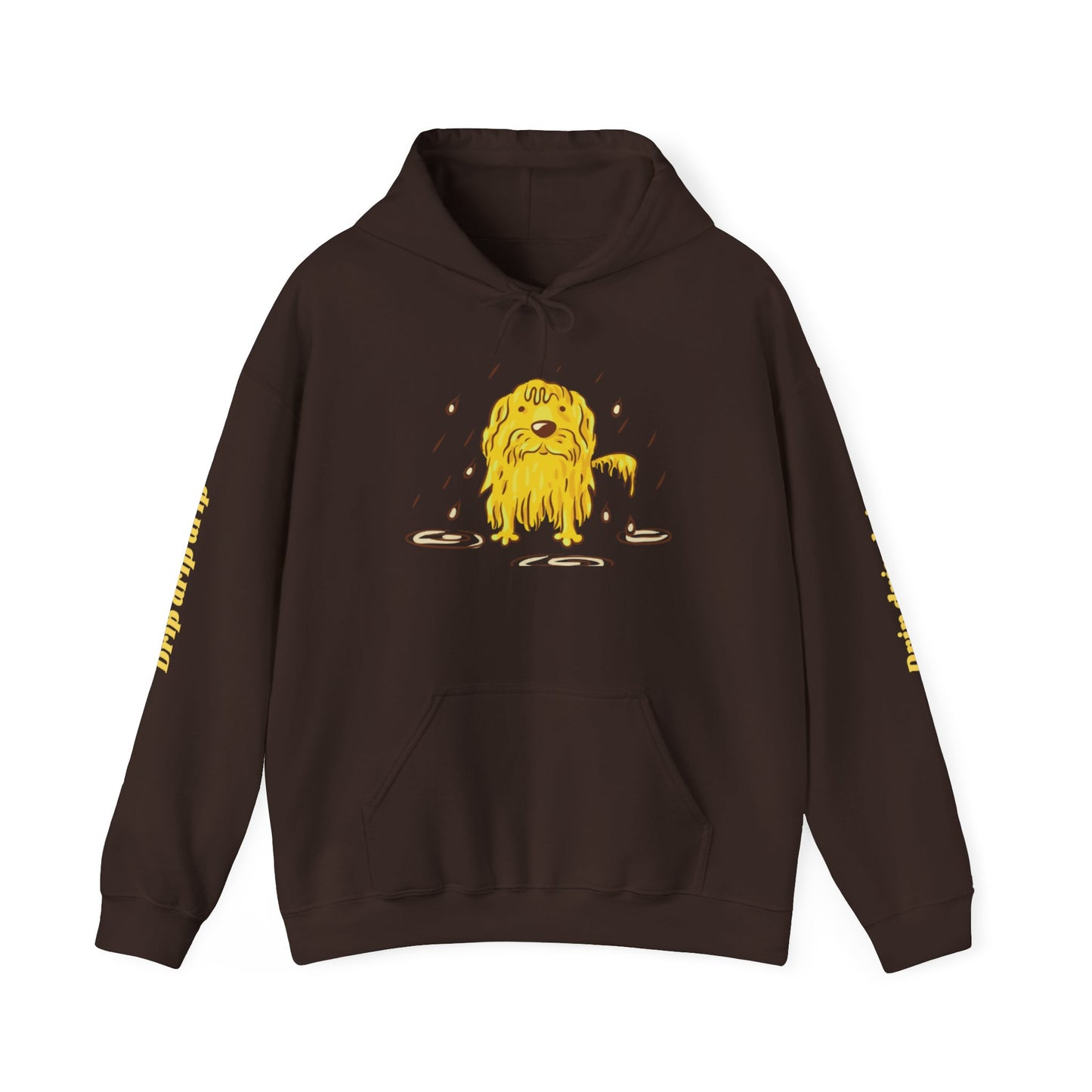 Playful Drip Graphic Unisex Hoodie - Perfect for Casual Outings & Cozy Days