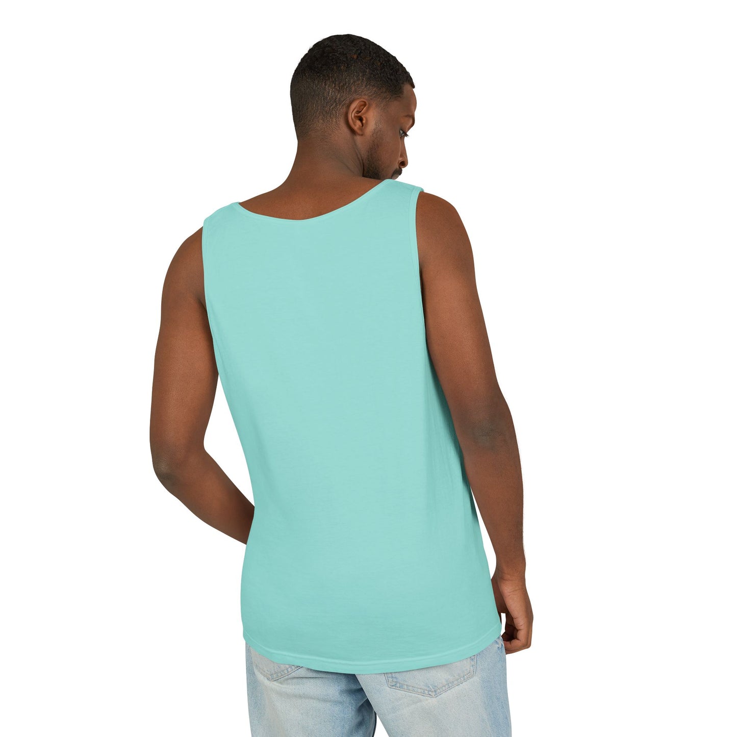 Cute Dog Dreaming Tank Top - Unisex Garment-Dyed Summer Wear