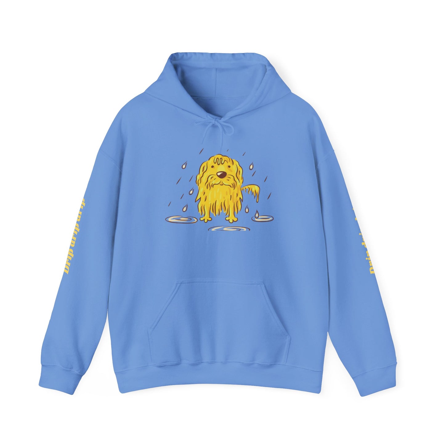 Playful Drip Graphic Unisex Hoodie - Perfect for Casual Outings & Cozy Days