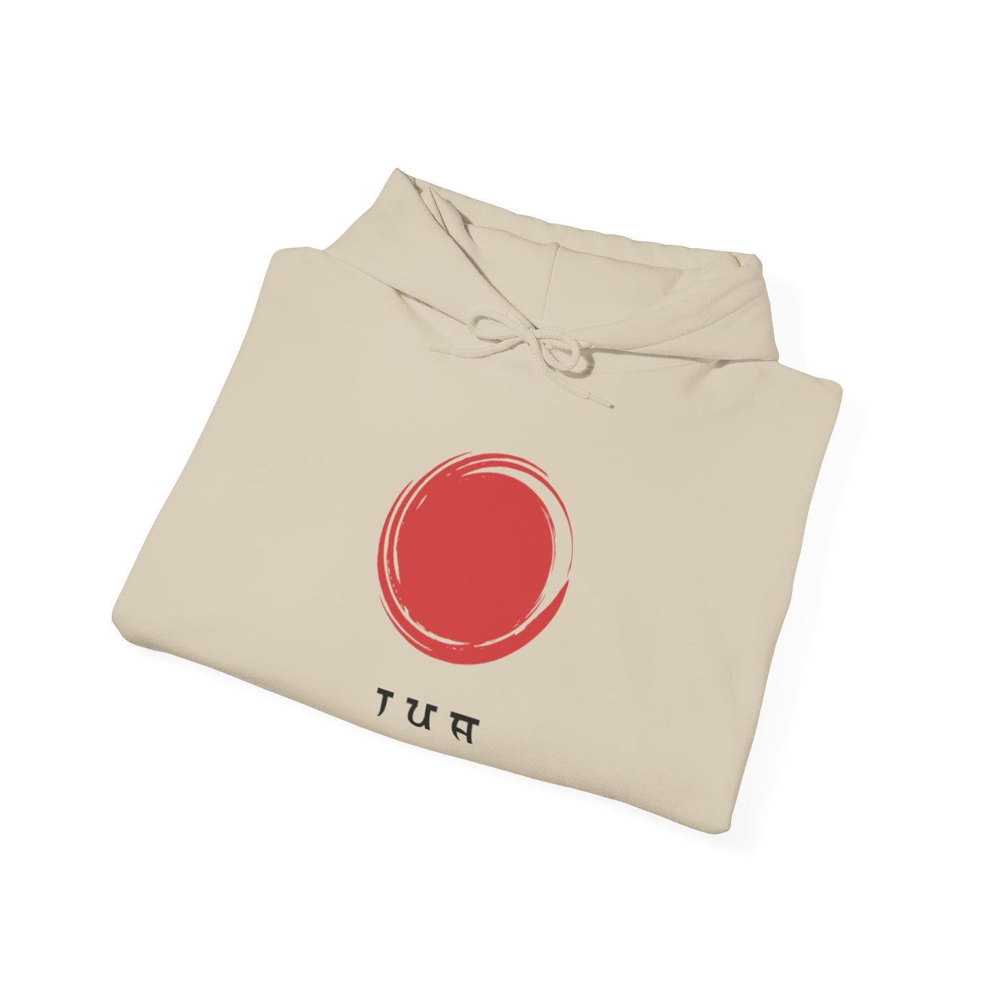 Japanese-Inspired Unisex Heavy Blend™ Hoodie - Minimalist Cloud & Circle Design