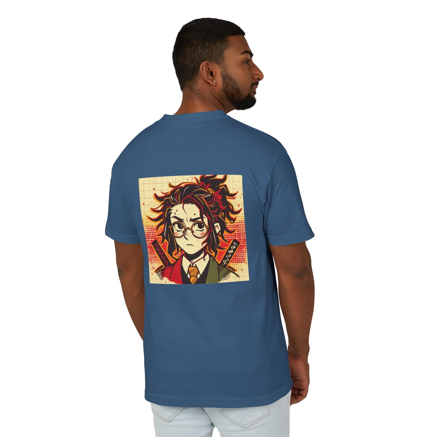 Unisex Graphic Tee with Anime Design, Comfortable Cotton T-Shirt, Casual Wear for Anime Lovers, Gift for Gamers, Streetwear Style