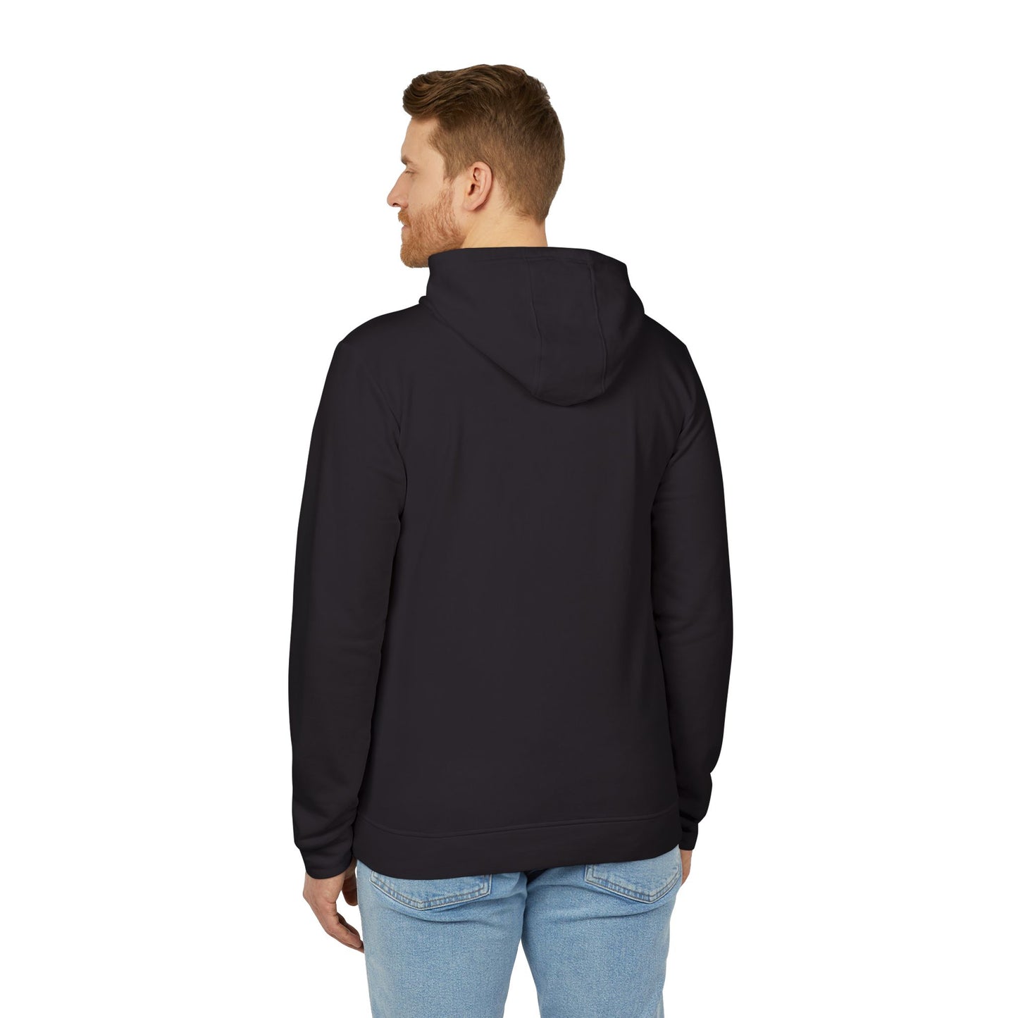 Fleece Hoodie with Guitar Design