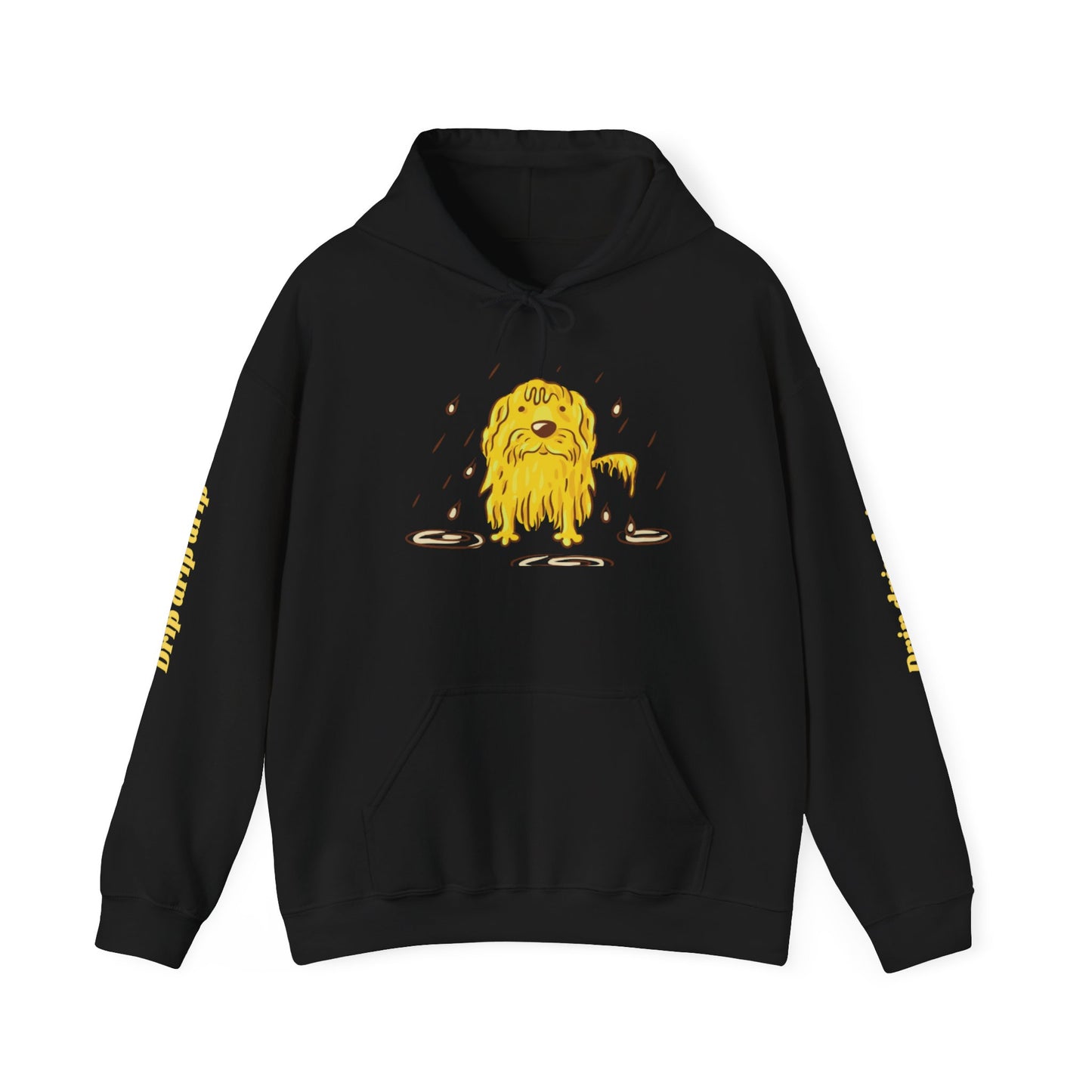 Playful Drip Graphic Unisex Hoodie - Perfect for Casual Outings & Cozy Days