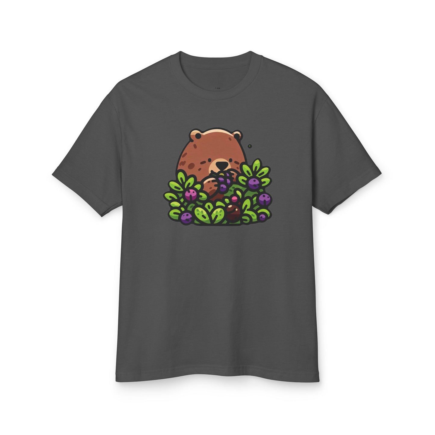 Cute Bear Among Flowers Tee, Graphic T-Shirt, Unisex Cotton Tee, Nature Lovers Gift, Casual Outfit, Summer Style