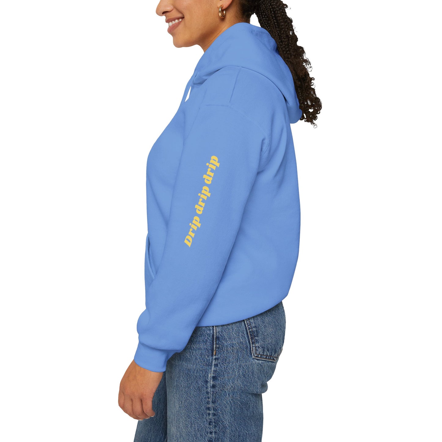 Playful Drip Graphic Unisex Hoodie - Perfect for Casual Outings & Cozy Days