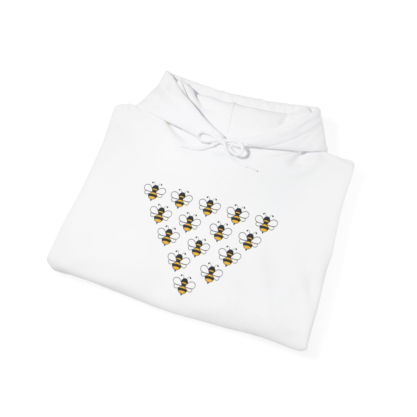 Bee Pattern Unisex Hoodie - Cozy, Stylish Sweatshirt for Nature Lovers
