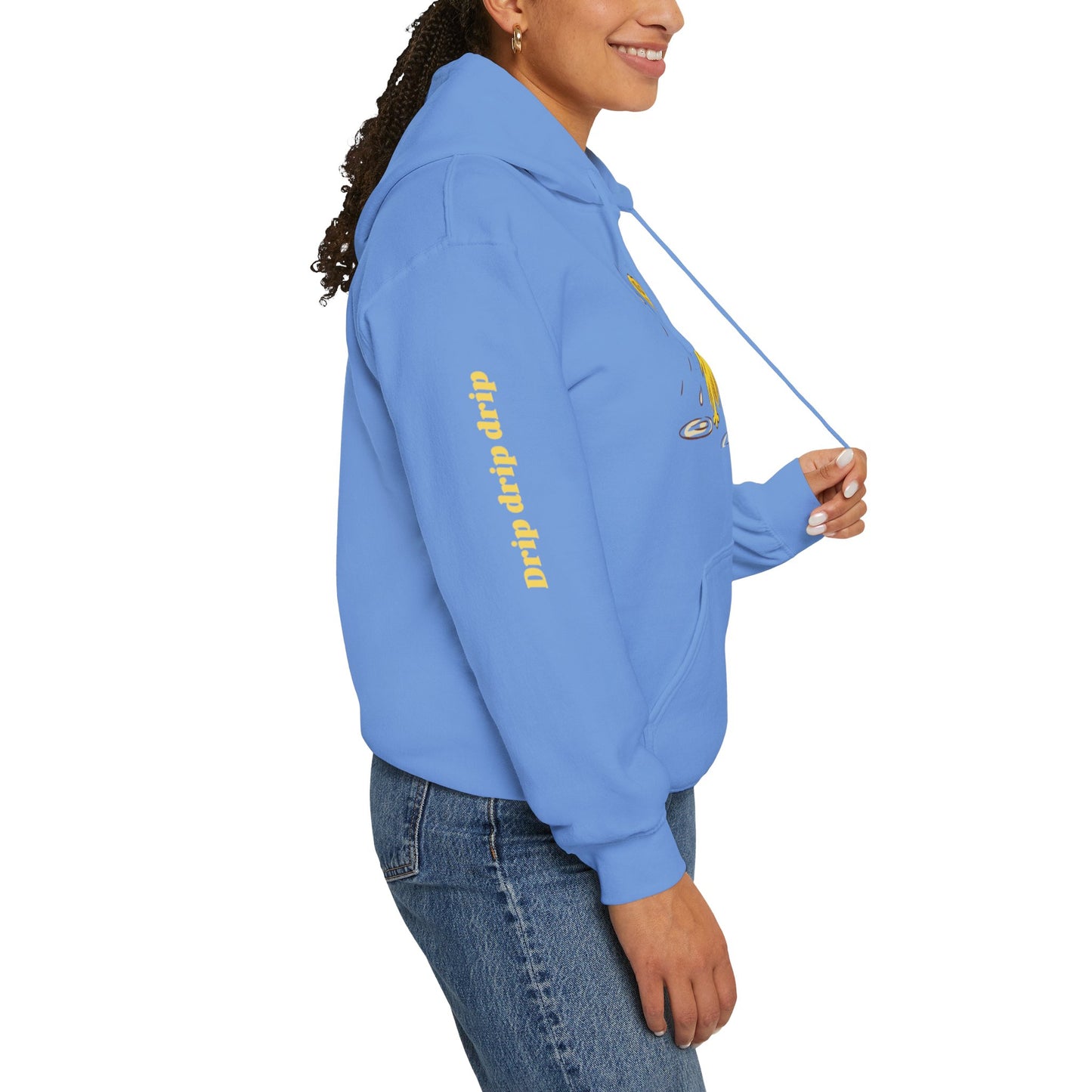 Playful Drip Graphic Unisex Hoodie - Perfect for Casual Outings & Cozy Days