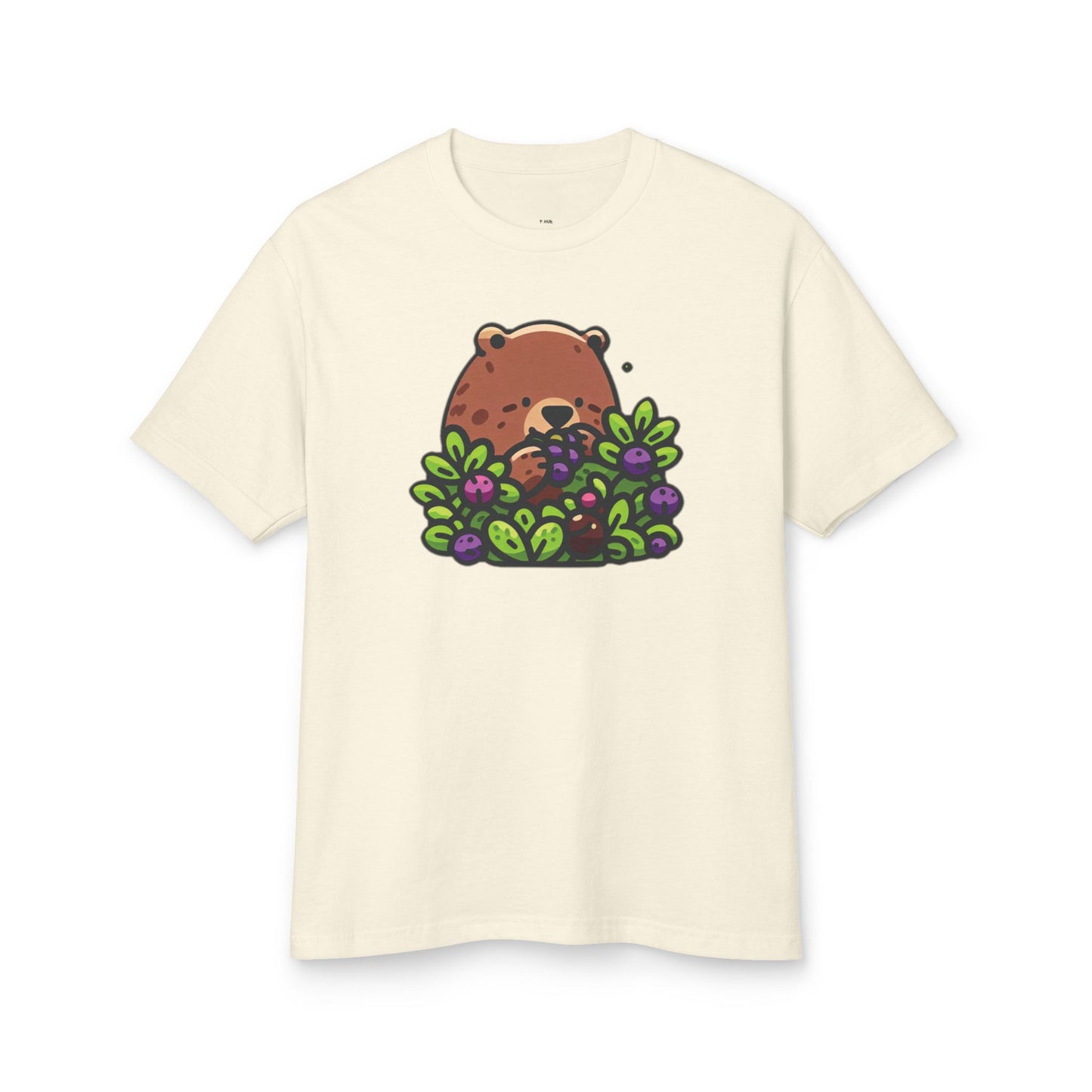 Cute Bear Among Flowers Tee, Graphic T-Shirt, Unisex Cotton Tee, Nature Lovers Gift, Casual Outfit, Summer Style