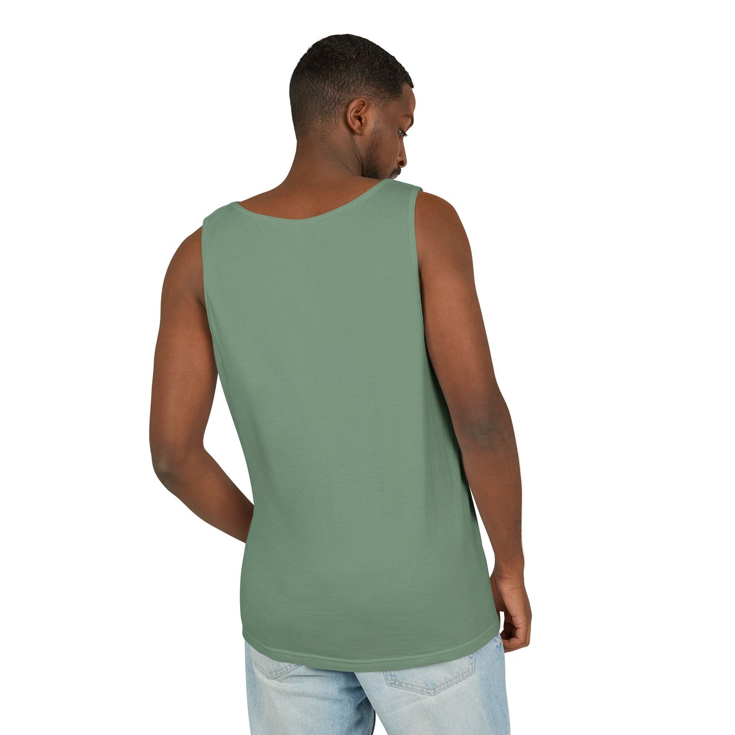 Cute Dog Dreaming Tank Top - Unisex Garment-Dyed Summer Wear