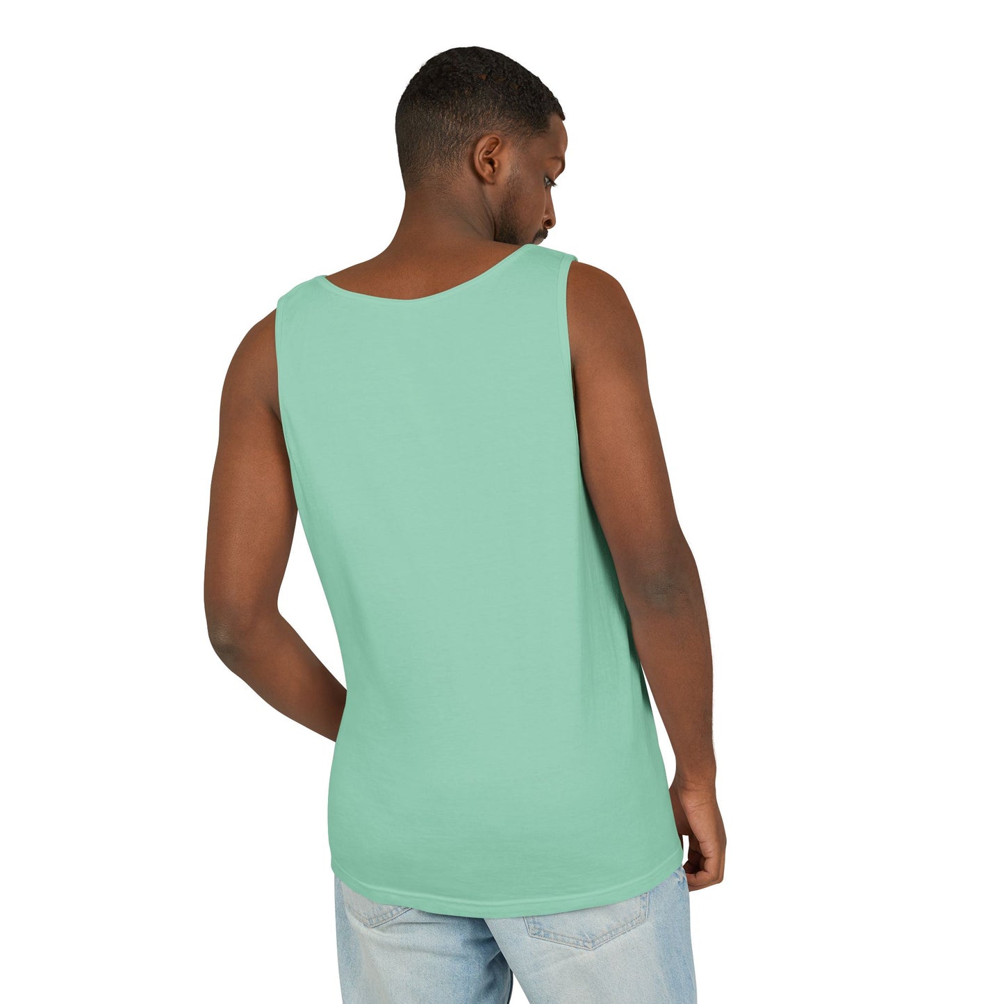 Cute Dog Dreaming Tank Top - Unisex Garment-Dyed Summer Wear