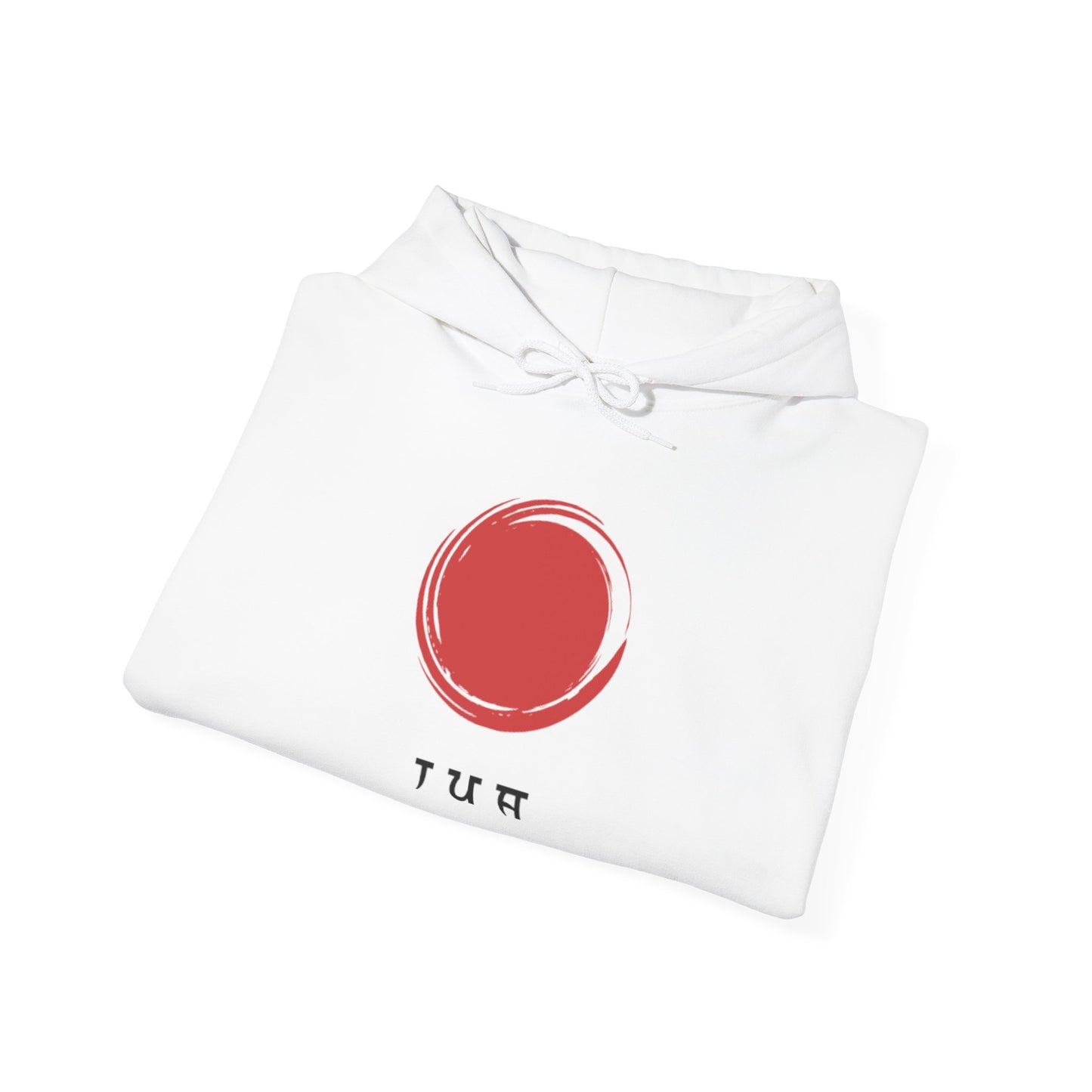 Japanese-Inspired Unisex Heavy Blend™ Hoodie - Minimalist Cloud & Circle Design