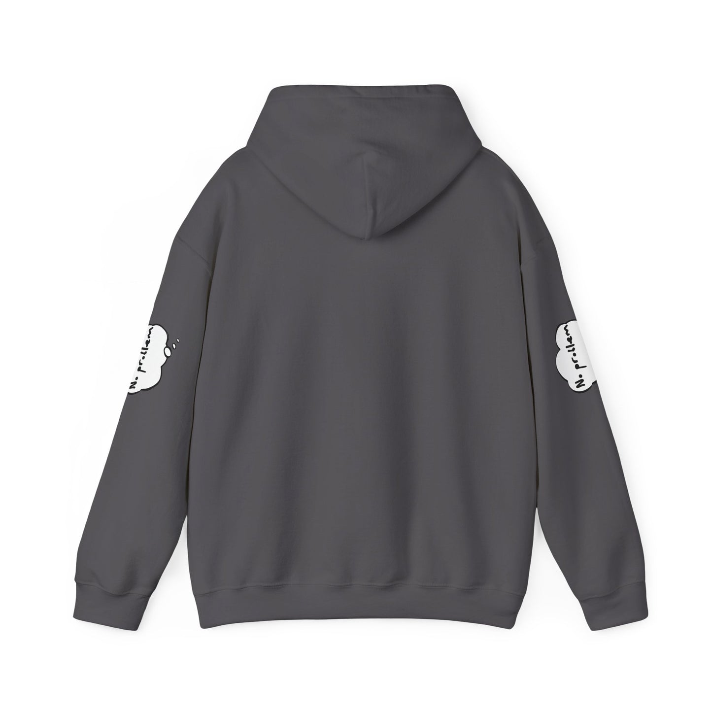 Japanese-Inspired Unisex Heavy Blend™ Hoodie - Minimalist Cloud & Circle Design