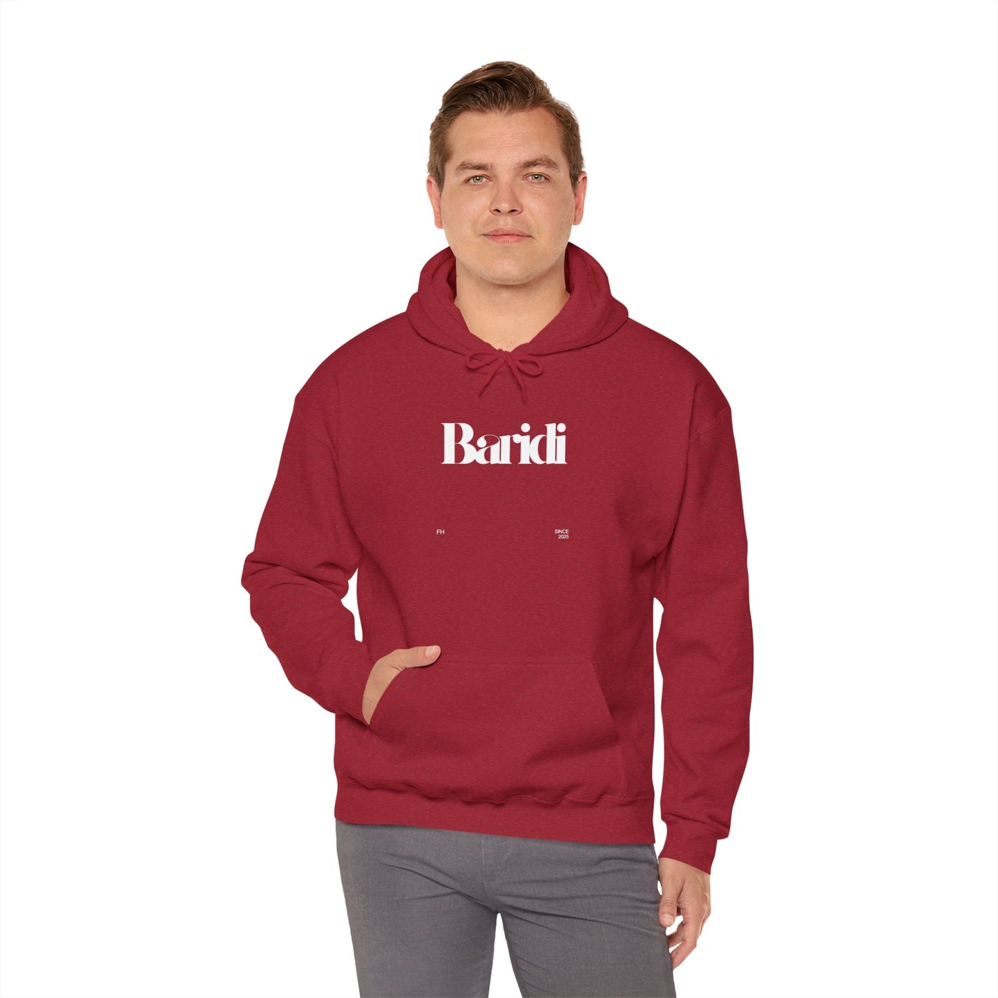 Stylish Baridi Unisex Heavy Blend Hooded Sweatshirt - Cozy Streetwear Essential