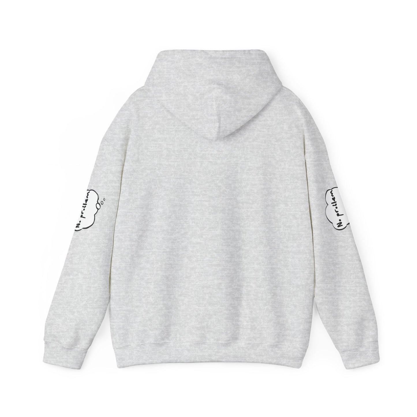 Japanese-Inspired Unisex Heavy Blend™ Hoodie - Minimalist Cloud & Circle Design