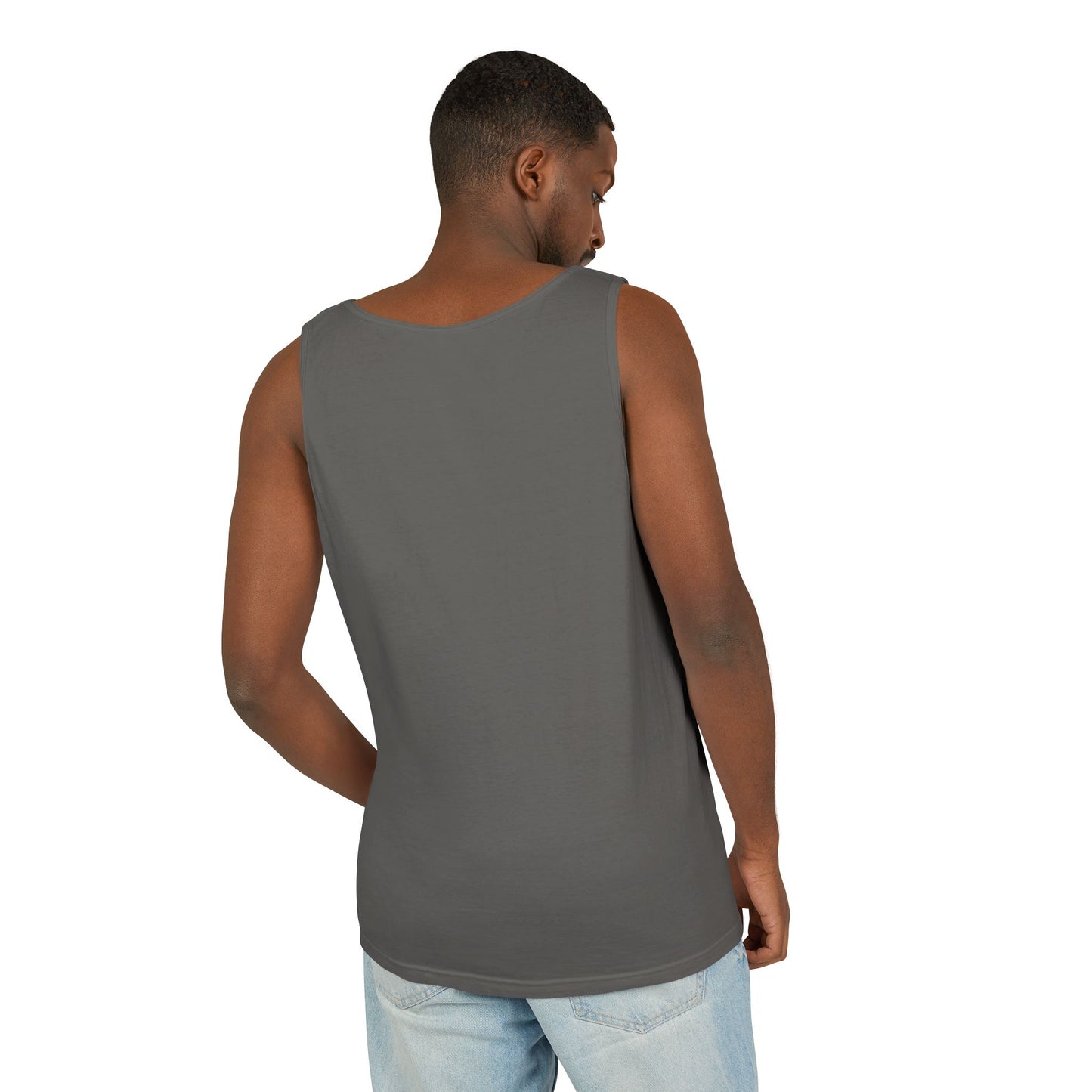 Cute Dog Dreaming Tank Top - Unisex Garment-Dyed Summer Wear