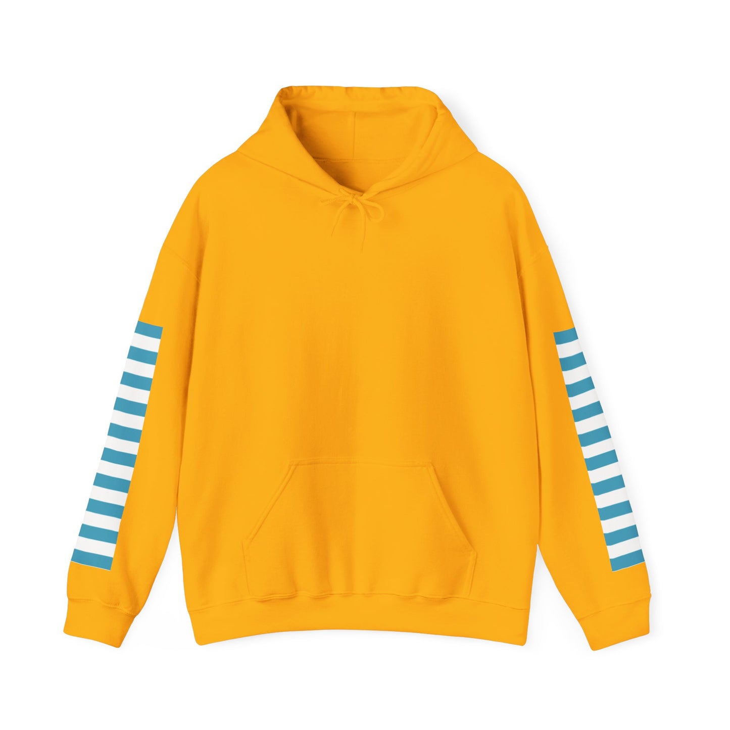 Unisex Striped Heavy Blend Hoodie - Cozy Fashion Statement