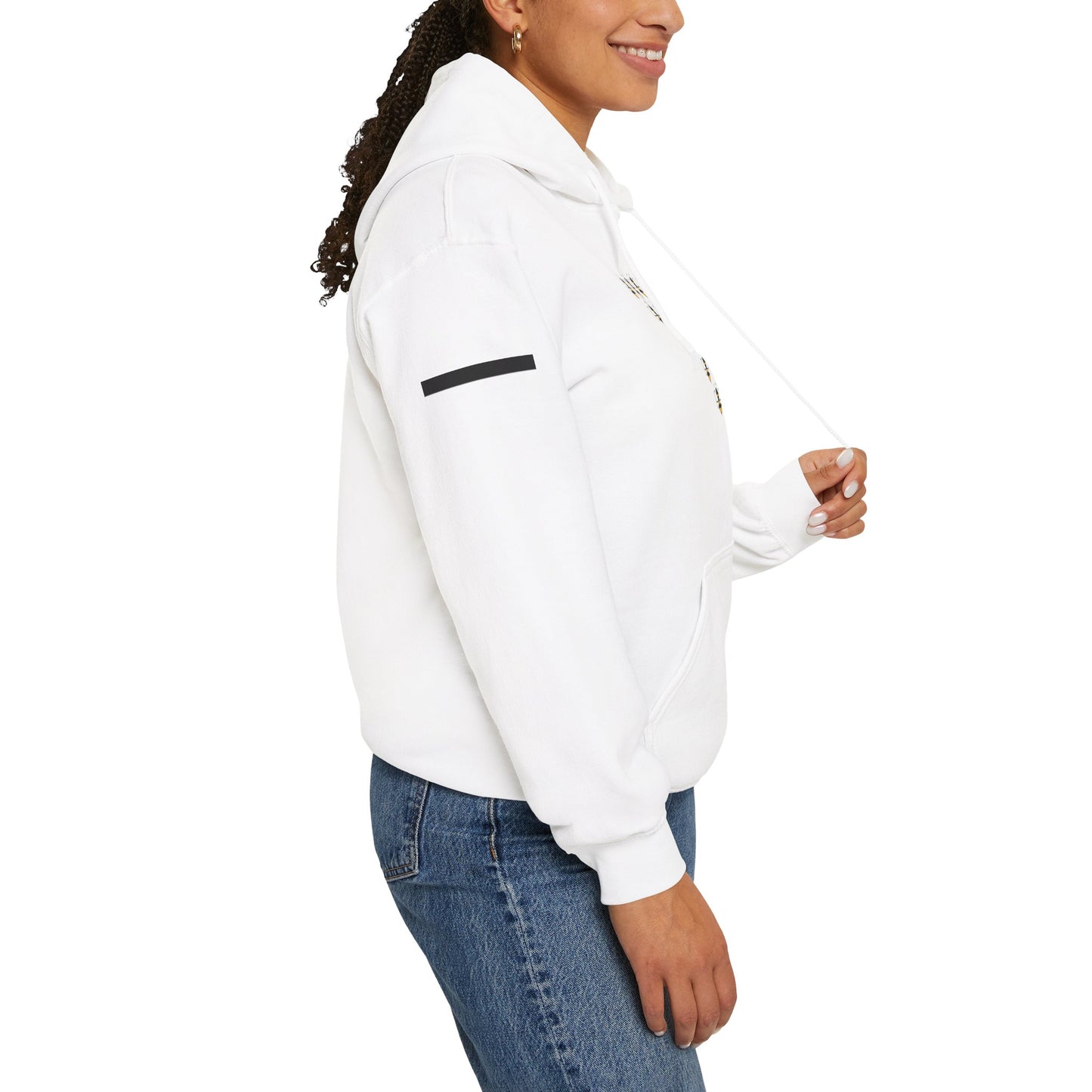 Bee Pattern Unisex Hoodie - Cozy, Stylish Sweatshirt for Nature Lovers
