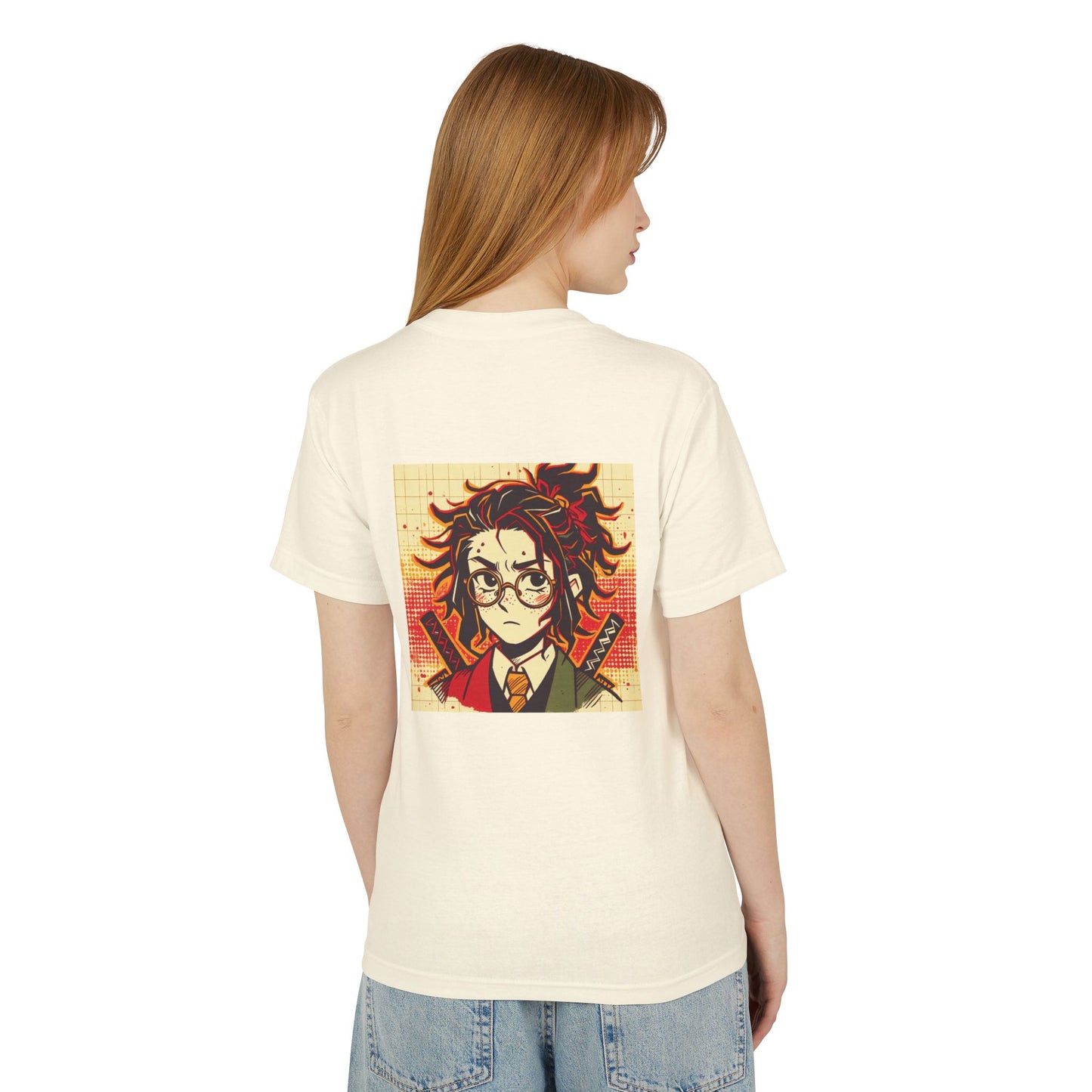 Unisex Graphic Tee with Anime Design, Comfortable Cotton T-Shirt, Casual Wear for Anime Lovers, Gift for Gamers, Streetwear Style