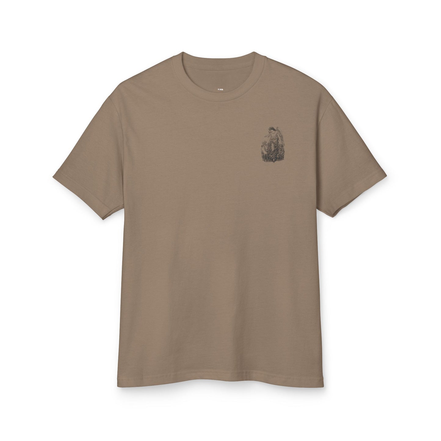 Vintage Angel & Sheep Graphic Tee - Unisex Heavyweight Cotton T-Shirt