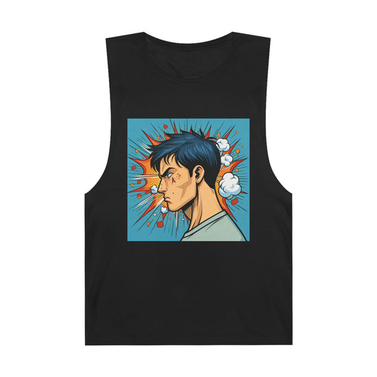 Unisex Comic Explosion Tank Top - Graphic Tee for Casual Style