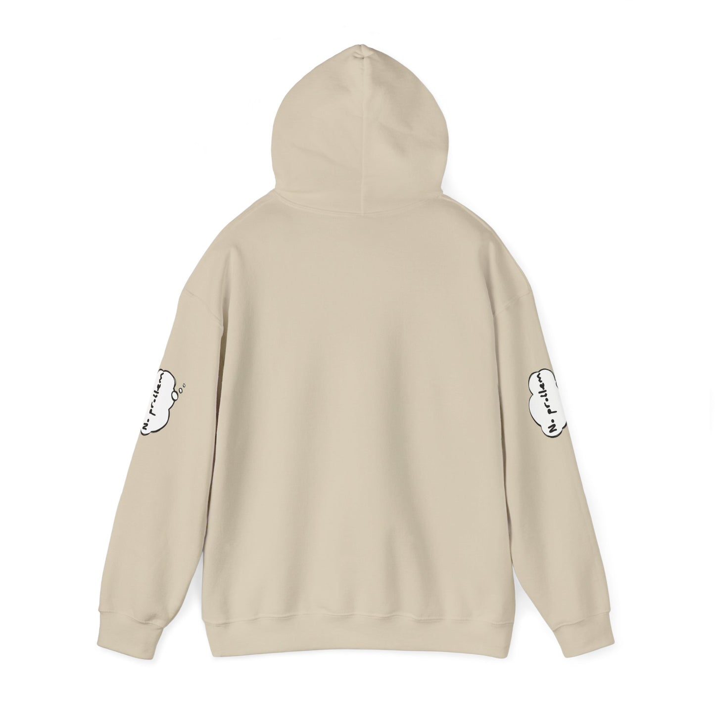 Japanese-Inspired Unisex Heavy Blend™ Hoodie - Minimalist Cloud & Circle Design