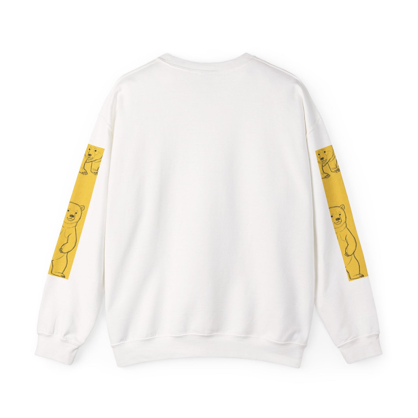 Cozy Bear Illustration Crewneck Sweatshirt - Unisex Heavy Blend