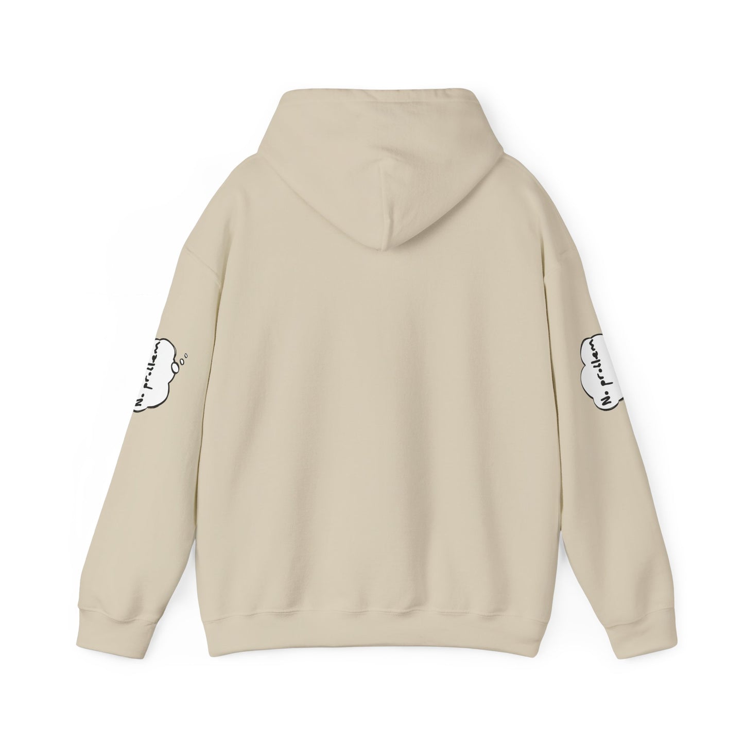Japanese-Inspired Unisex Heavy Blend™ Hoodie - Minimalist Cloud & Circle Design