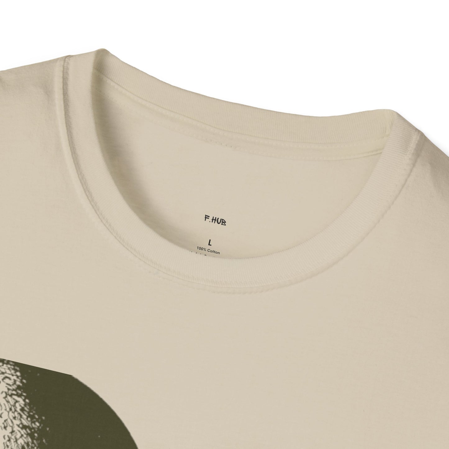 Wolf Howling at Moon Unisex Softstyle T-Shirt - Perfect for Nature Lovers