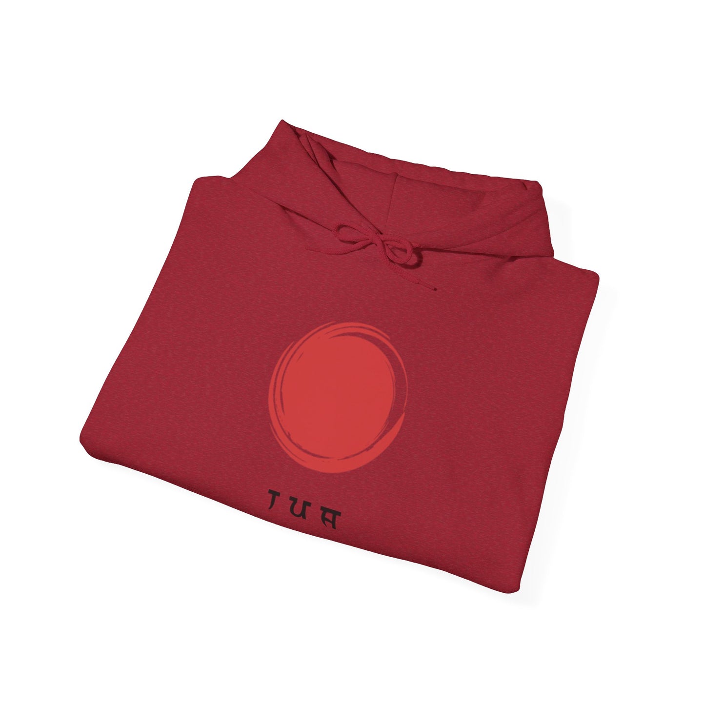 Japanese-Inspired Unisex Heavy Blend™ Hoodie - Minimalist Cloud & Circle Design