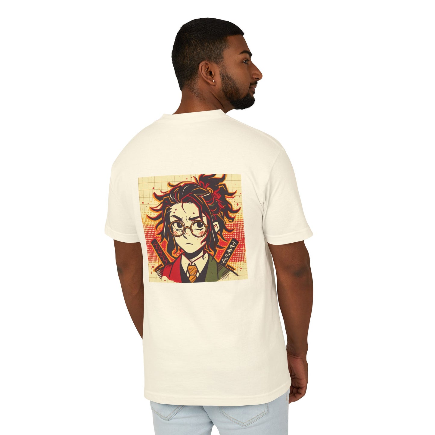 Unisex Graphic Tee with Anime Design, Comfortable Cotton T-Shirt, Casual Wear for Anime Lovers, Gift for Gamers, Streetwear Style