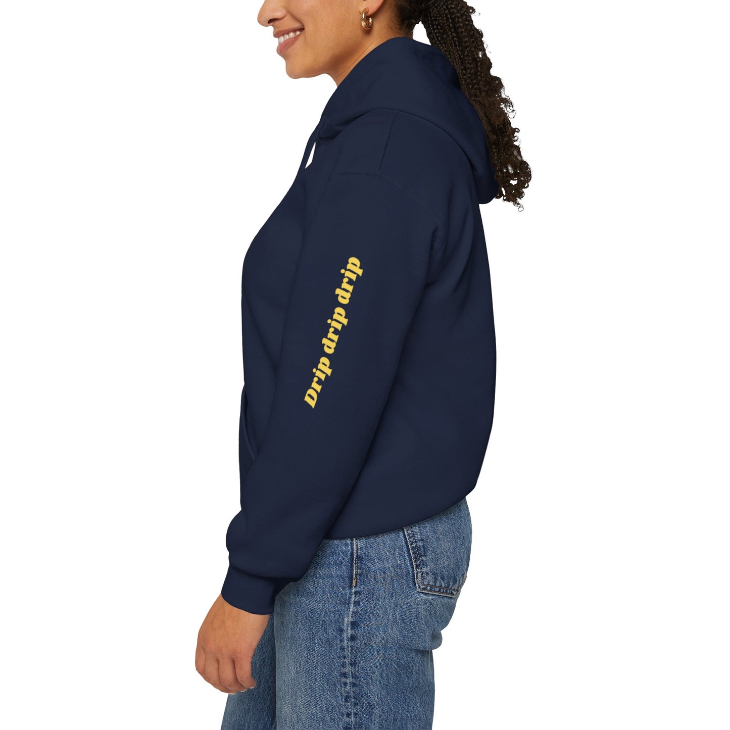 Playful Drip Graphic Unisex Hoodie - Perfect for Casual Outings & Cozy Days
