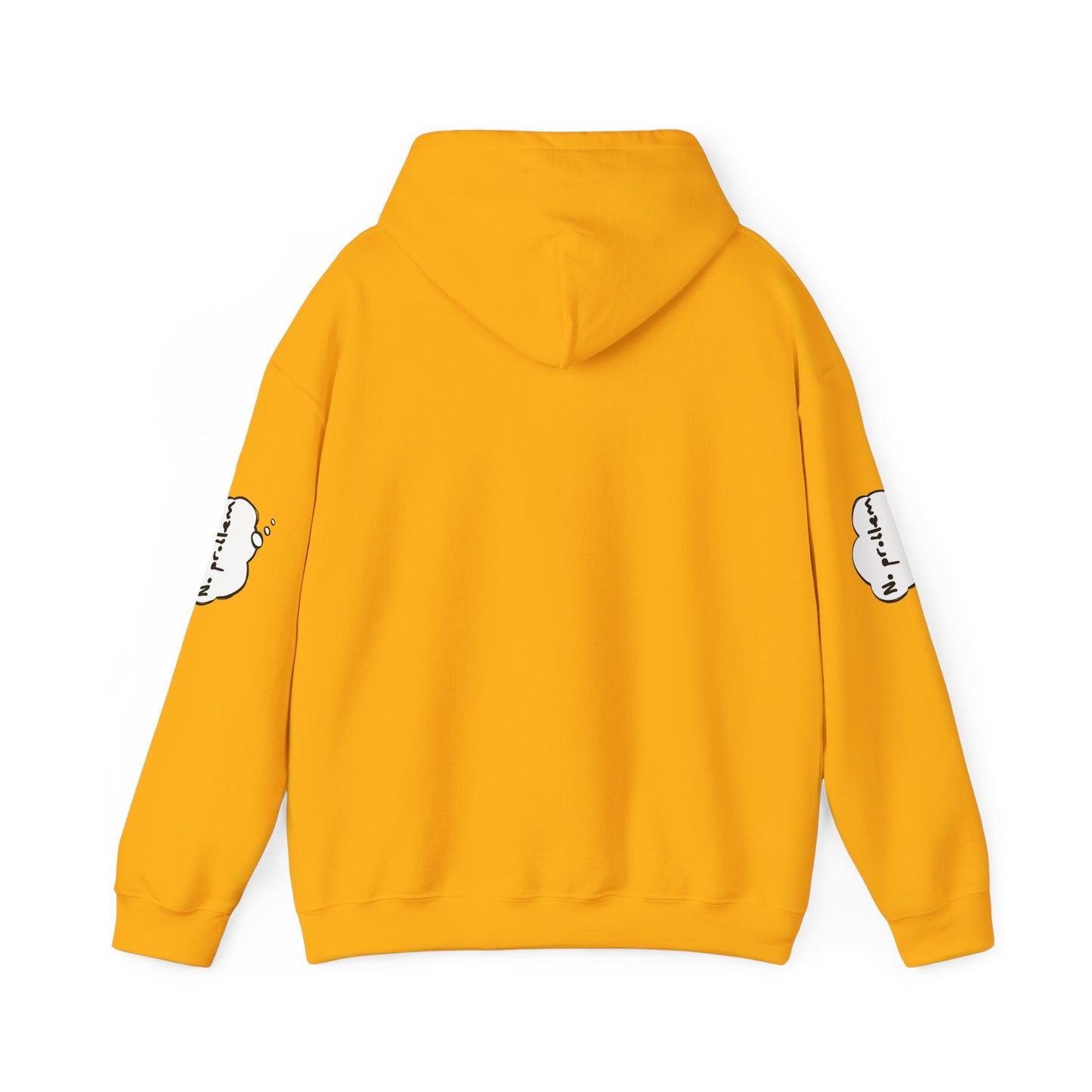 Japanese-Inspired Unisex Heavy Blend™ Hoodie - Minimalist Cloud & Circle Design