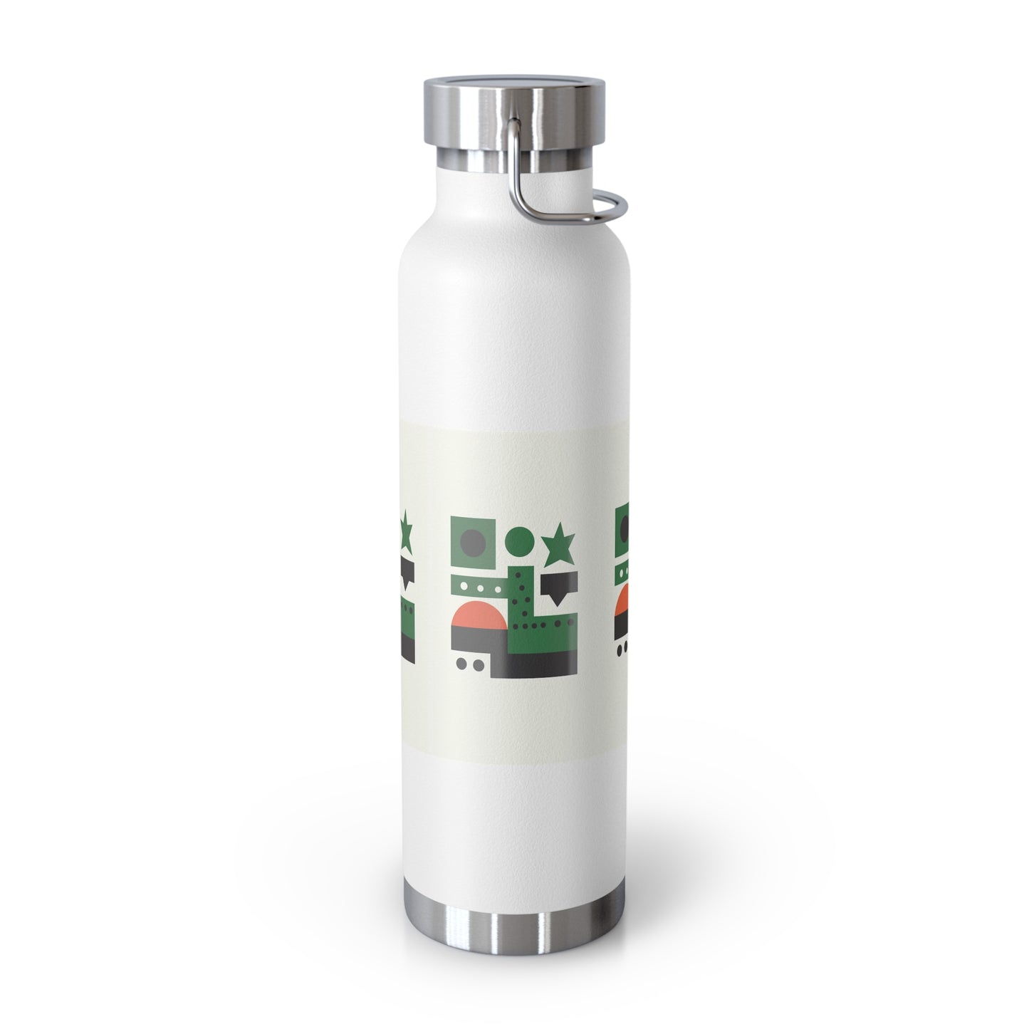Modern 22oz Copper Insulated Water Bottle - Stylish Eco-Friendly Design for Daily Hydration