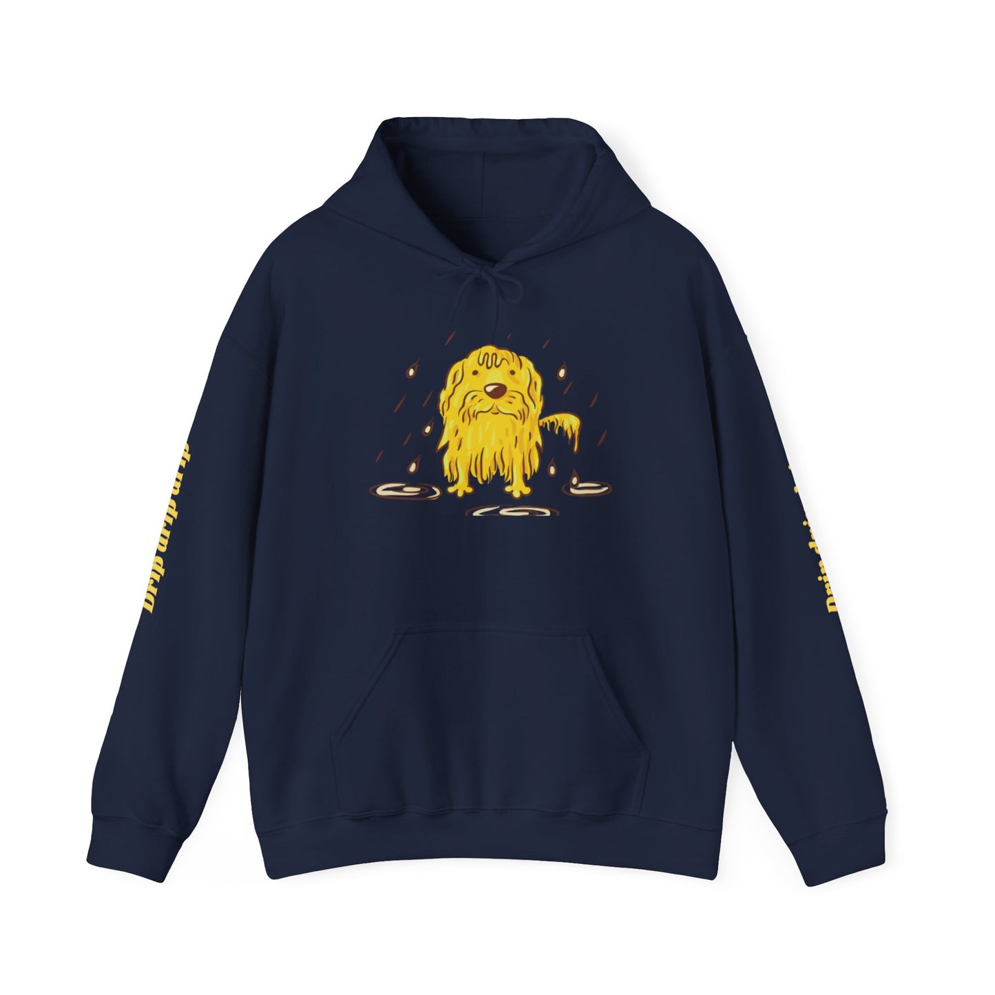 Playful Drip Graphic Unisex Hoodie - Perfect for Casual Outings & Cozy Days