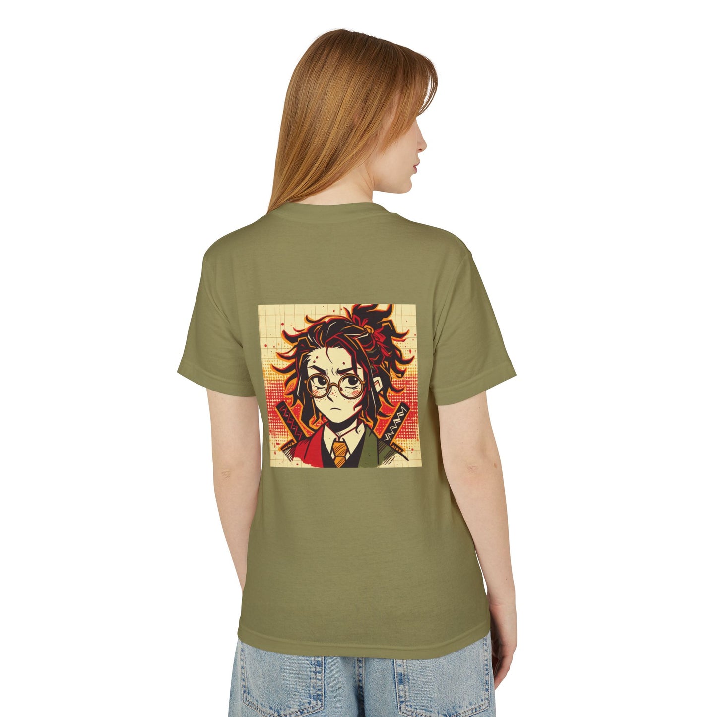 Unisex Graphic Tee with Anime Design, Comfortable Cotton T-Shirt, Casual Wear for Anime Lovers, Gift for Gamers, Streetwear Style